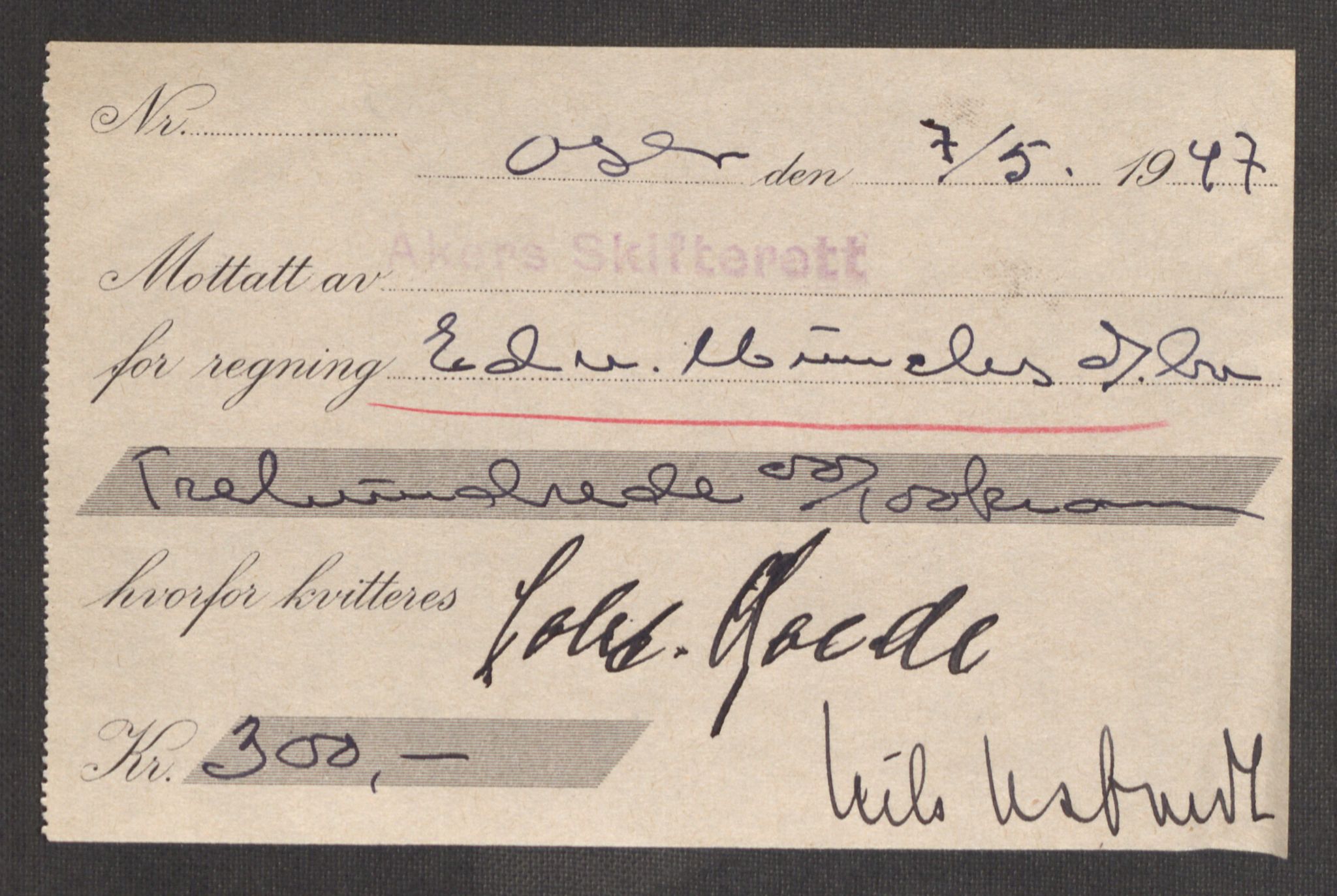 Oslo skifterett, AV/SAO-A-10383/I/Id/L0004: Bomapper (sluttede bo), 1948, p. 222
