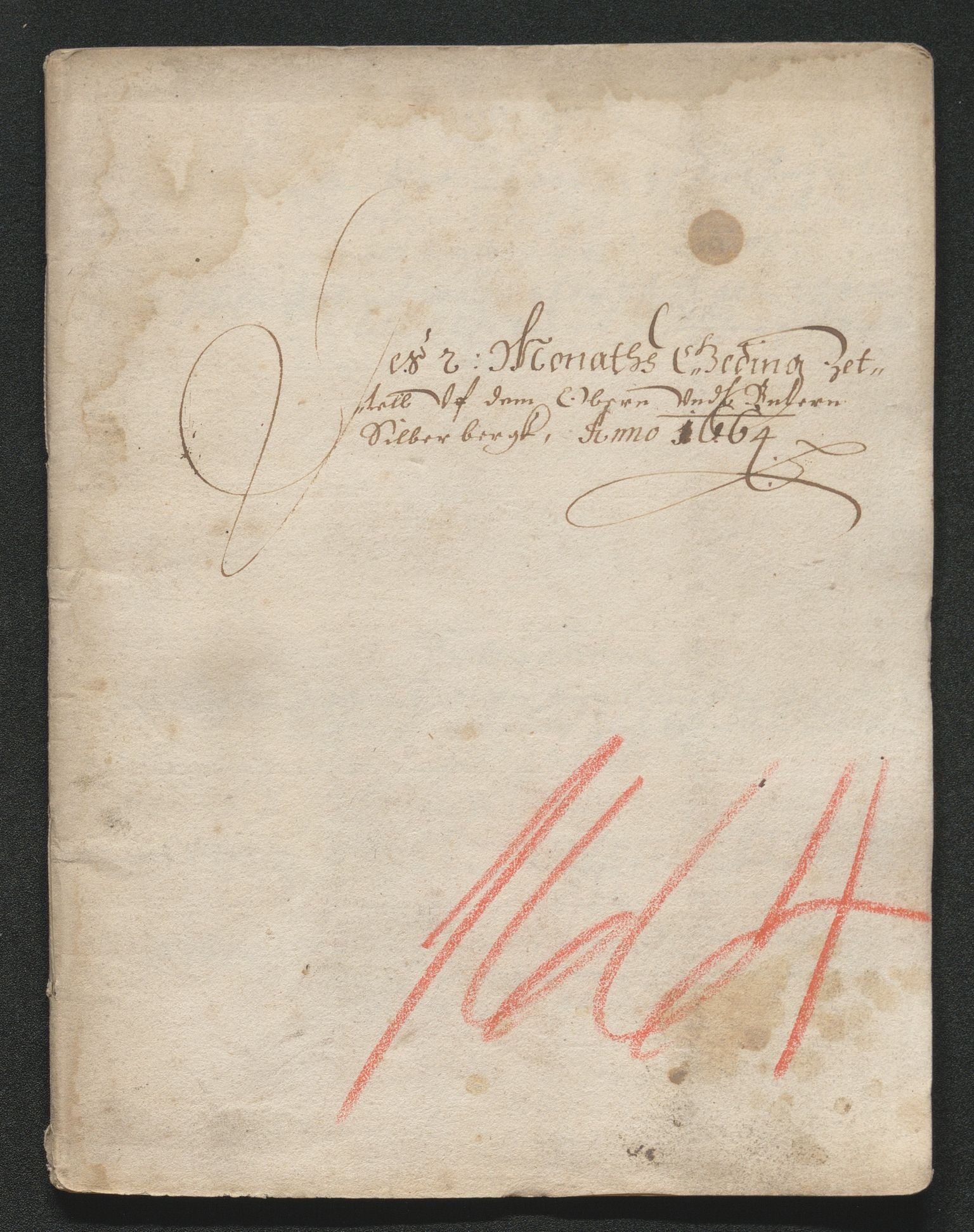 Kongsberg Sølvverk 1623-1816, SAKO/EA-3135/001/D/Dc/Dcd/L0037: Utgiftsregnskap for gruver m.m., 1664-1665, p. 18