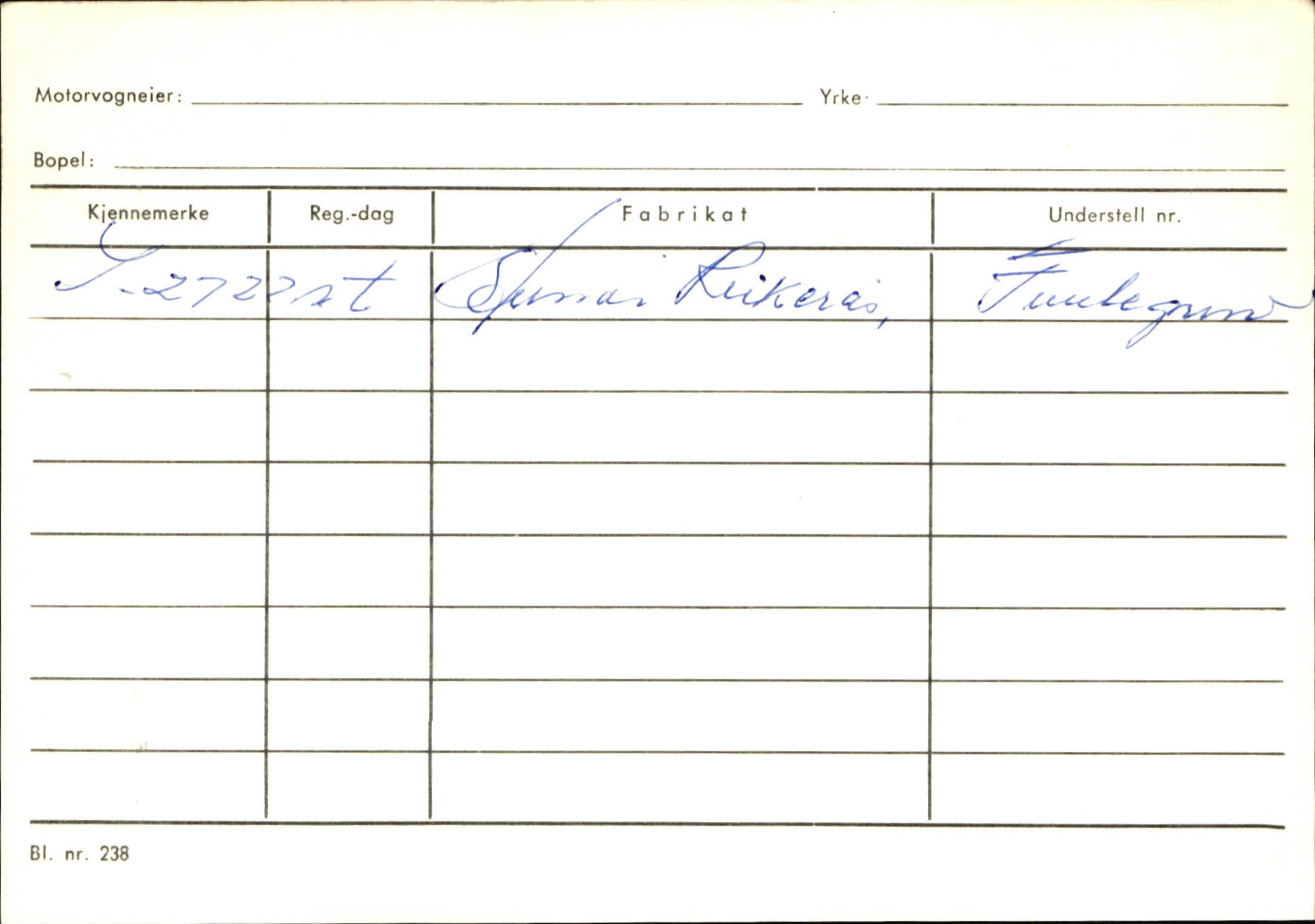 Statens vegvesen, Sogn og Fjordane vegkontor, AV/SAB-A-5301/4/F/L0132: Eigarregister Askvoll A-Å. Balestrand A-Å, 1945-1975, p. 1050