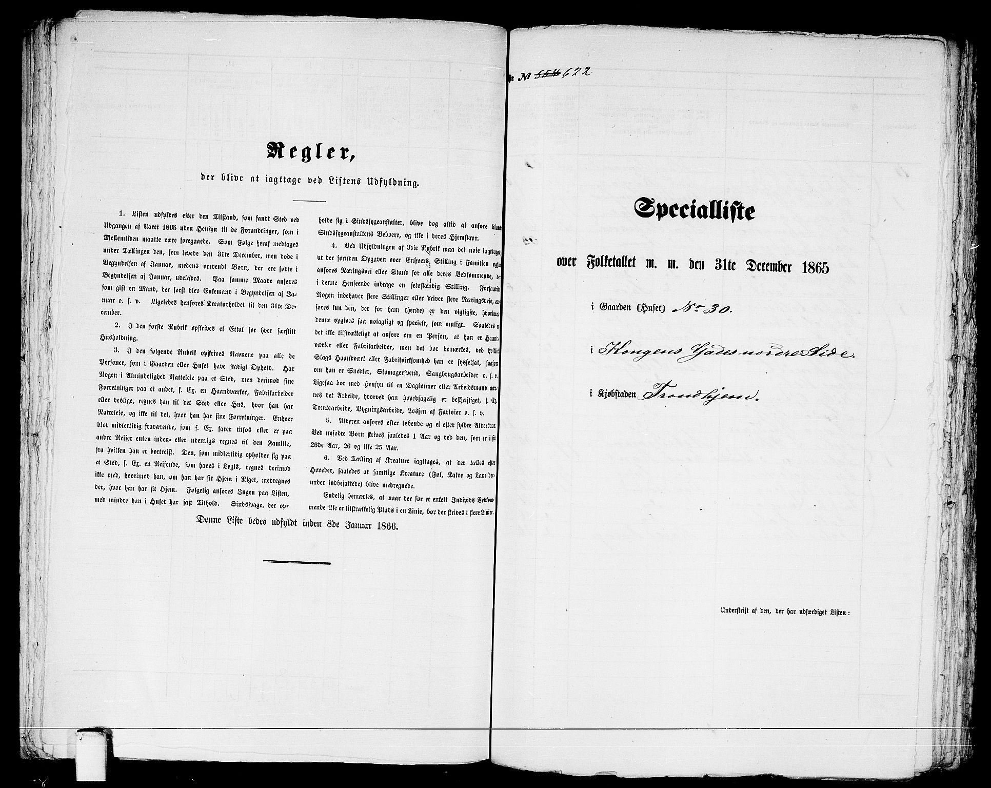 RA, 1865 census for Trondheim, 1865, p. 1293