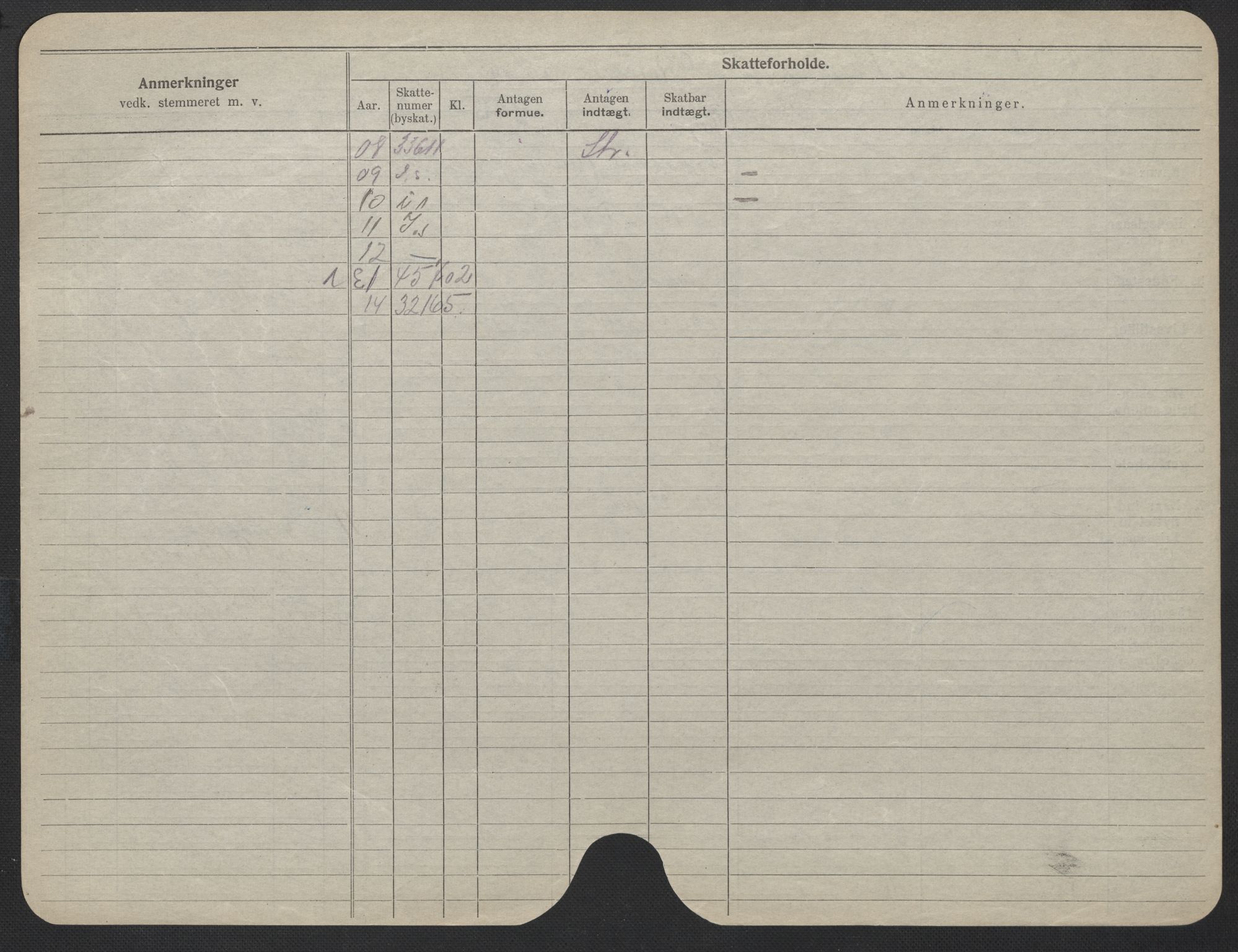 Oslo folkeregister, Registerkort, AV/SAO-A-11715/F/Fa/Fac/L0024: Kvinner, 1906-1914, p. 1175b