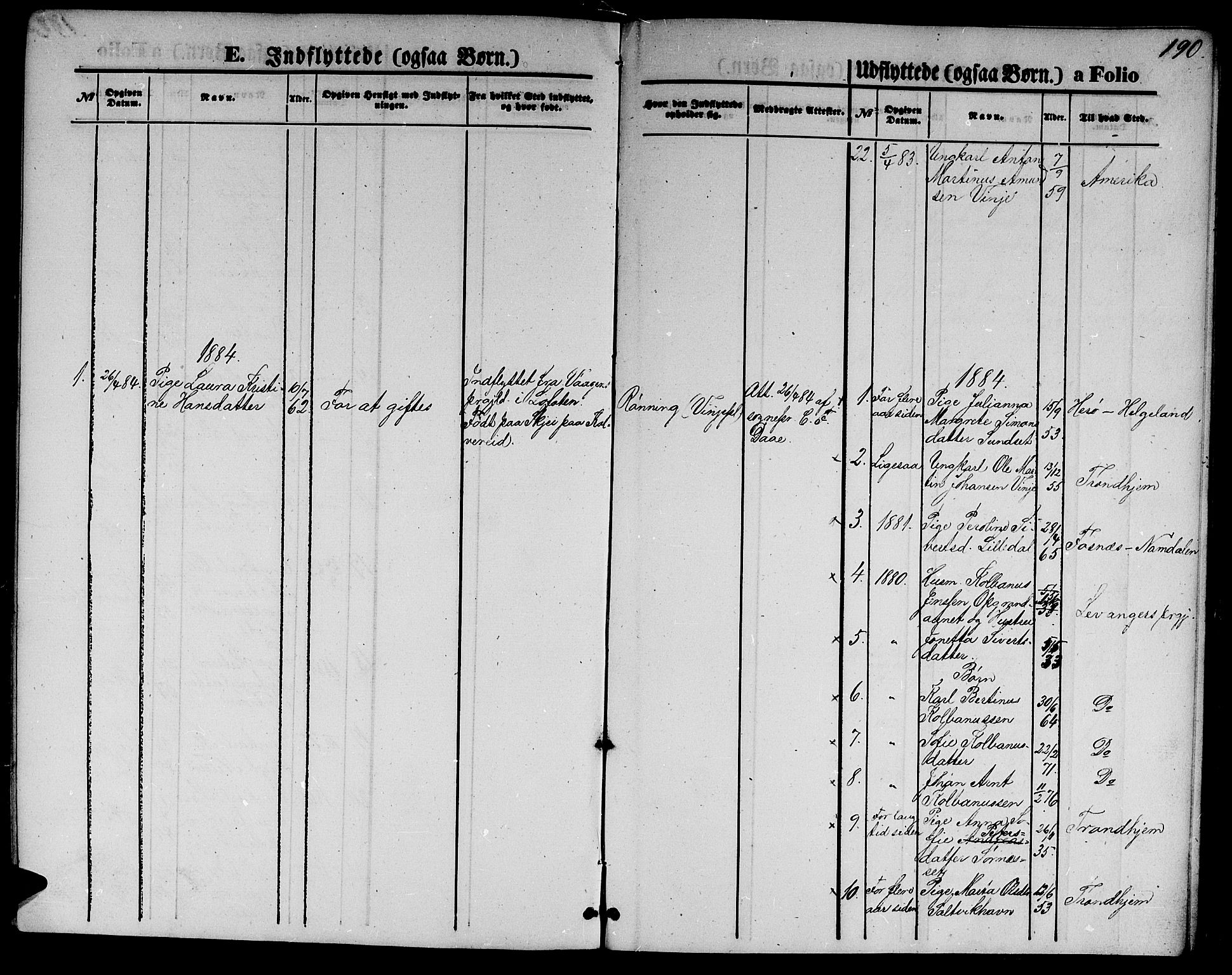 Ministerialprotokoller, klokkerbøker og fødselsregistre - Nord-Trøndelag, SAT/A-1458/733/L0326: Parish register (copy) no. 733C01, 1871-1887, p. 190