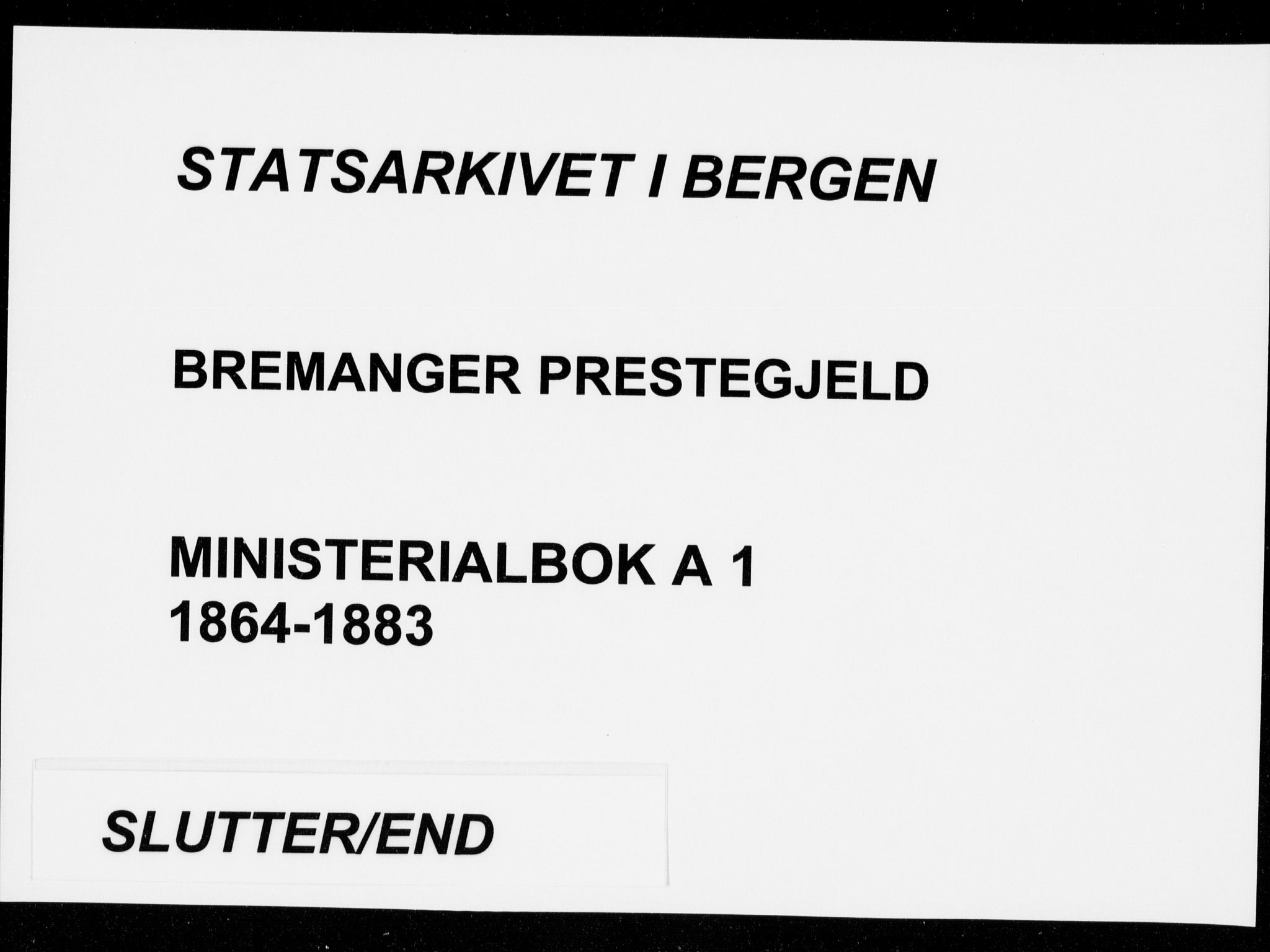 Bremanger sokneprestembete, SAB/A-82201/H/Haa/Haaa/L0001: Parish register (official) no. A  1, 1864-1883, p. 309