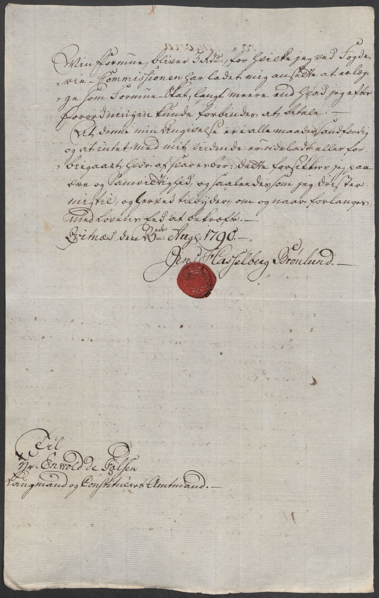 Rentekammeret inntil 1814, Reviderte regnskaper, Mindre regnskaper, AV/RA-EA-4068/Rf/Rfe/L0055: Vesterålen, Andenes og Lofoten fogderi, 1789, p. 104