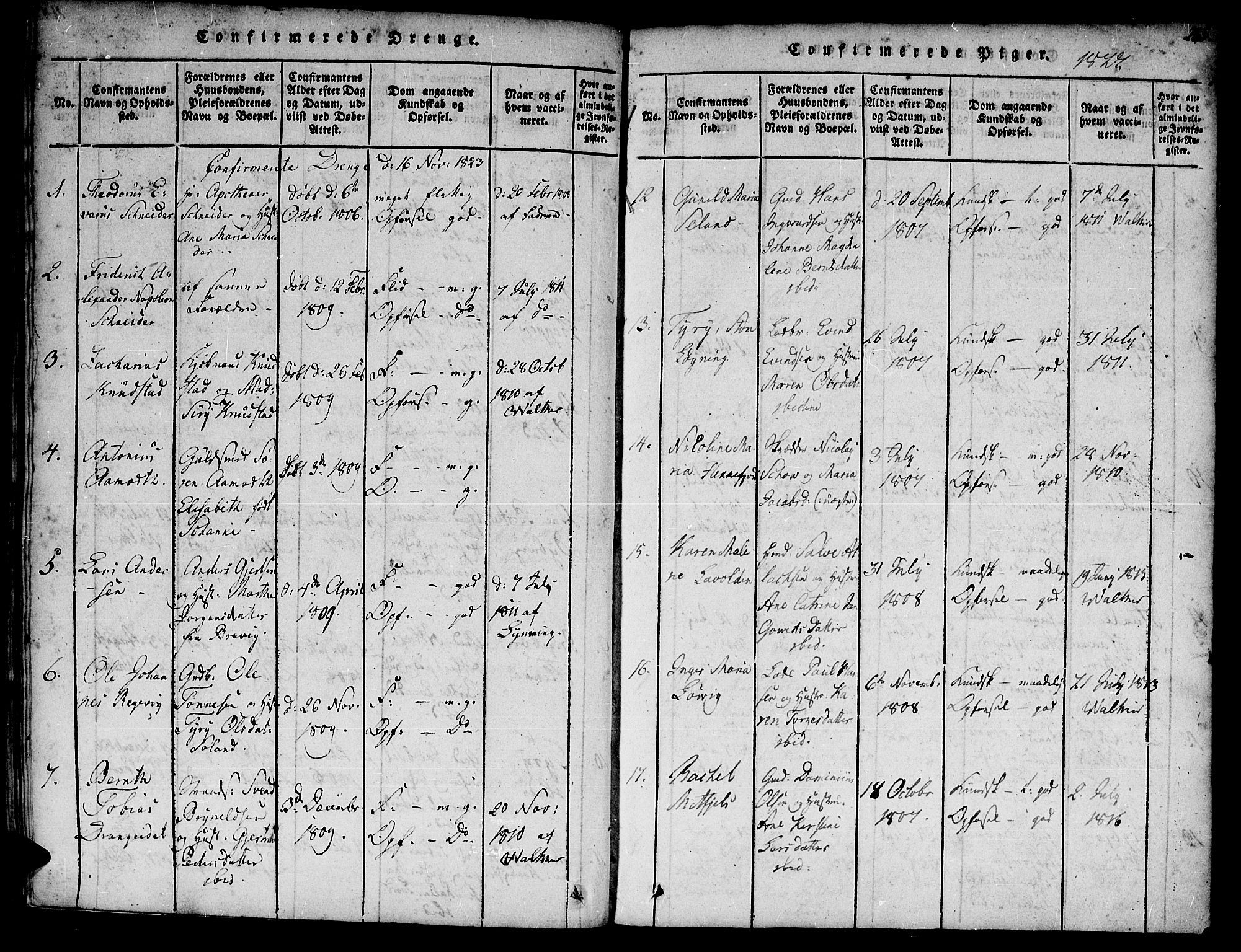 Flekkefjord sokneprestkontor, SAK/1111-0012/F/Fa/Fac/L0002: Parish register (official) no. A 2, 1815-1826, p. 265