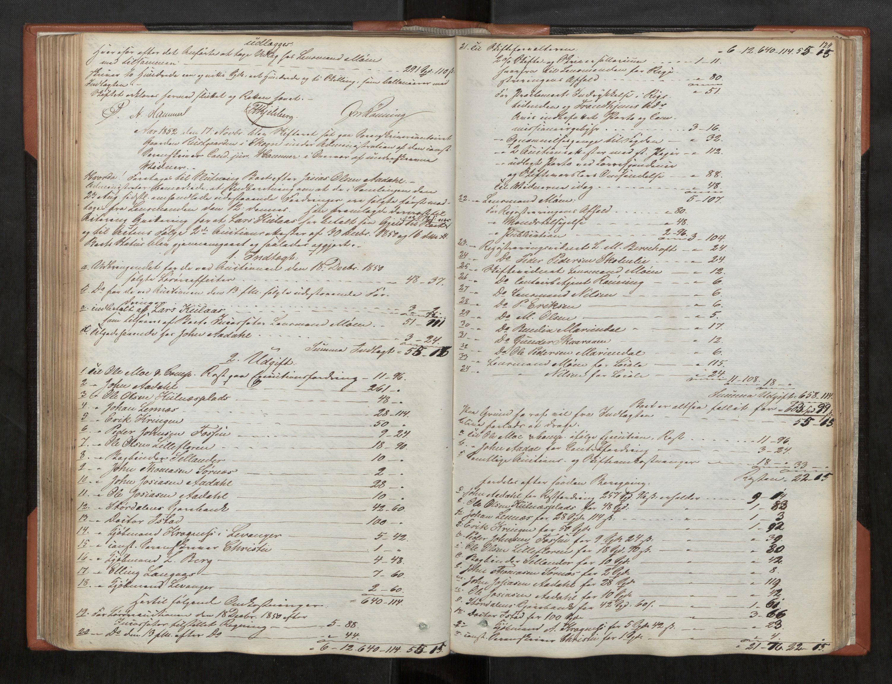 Stjør- og Verdal sorenskriveri, AV/SAT-A-4167/1/3/3B/L0001: Skifteforhandlingsprotokoll, 1846-1871, p. 124