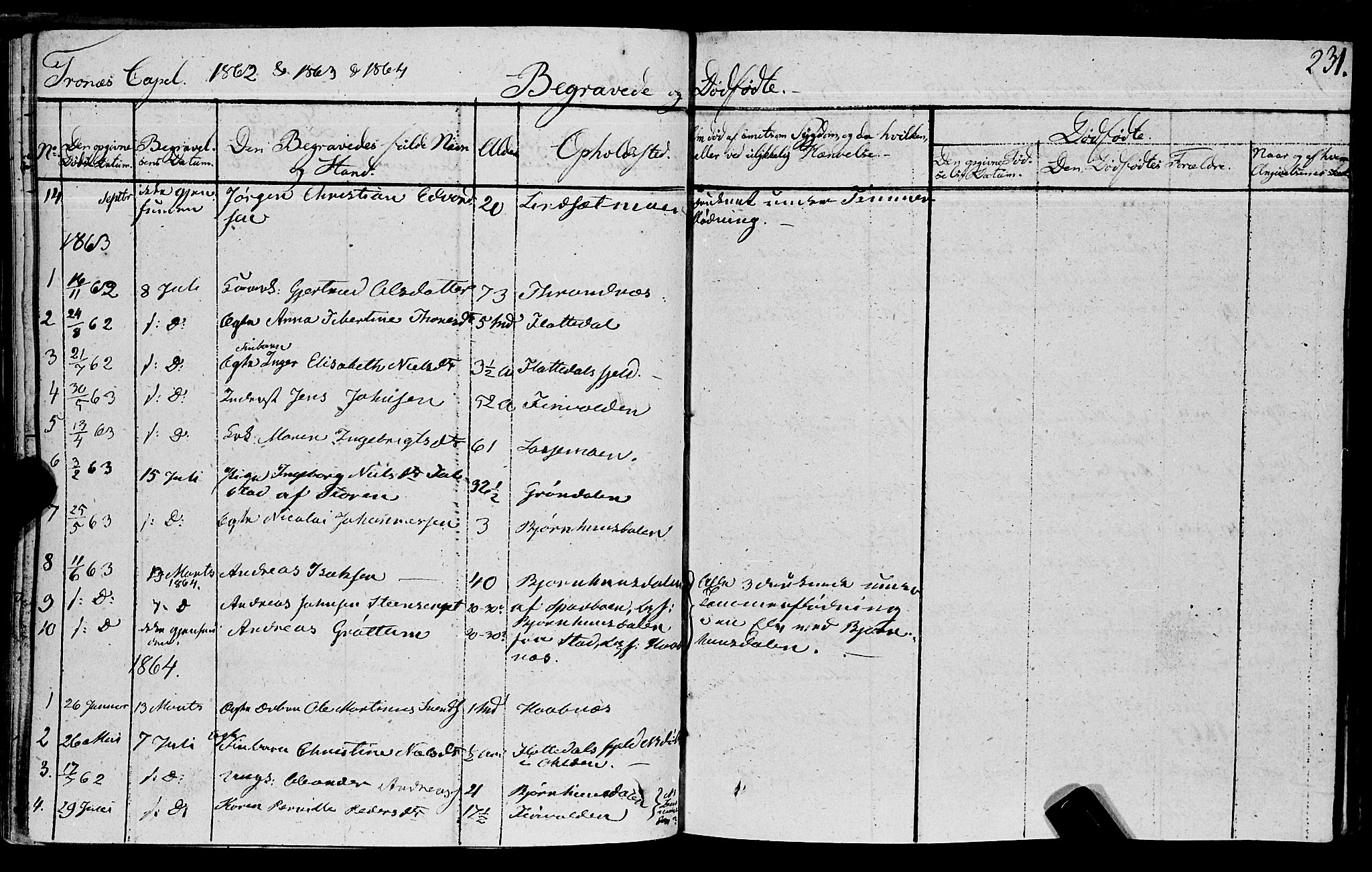 Ministerialprotokoller, klokkerbøker og fødselsregistre - Nord-Trøndelag, SAT/A-1458/762/L0538: Parish register (official) no. 762A02 /2, 1833-1879, p. 231