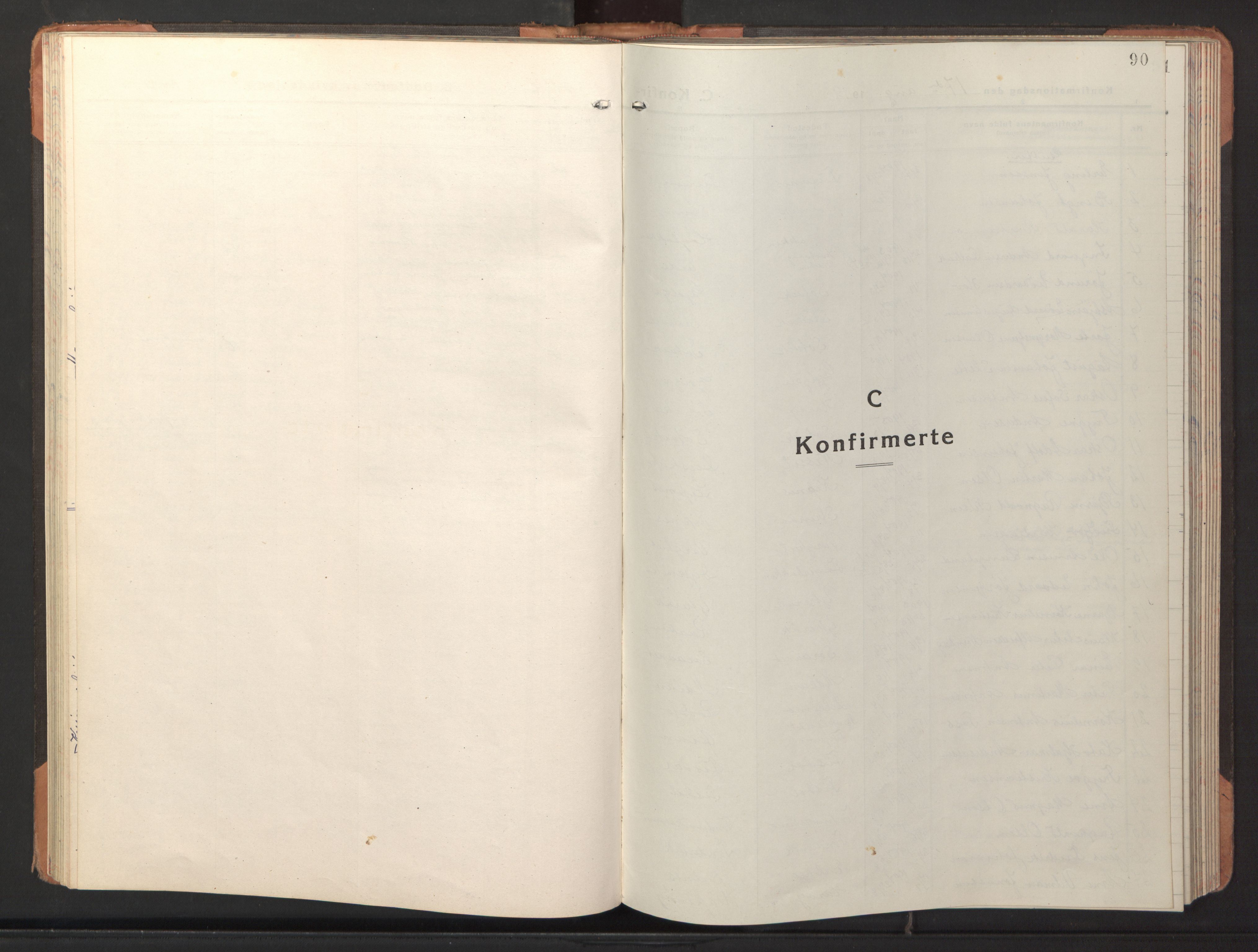Ministerialprotokoller, klokkerbøker og fødselsregistre - Sør-Trøndelag, SAT/A-1456/653/L0658: Parish register (copy) no. 653C02, 1919-1947, p. 90
