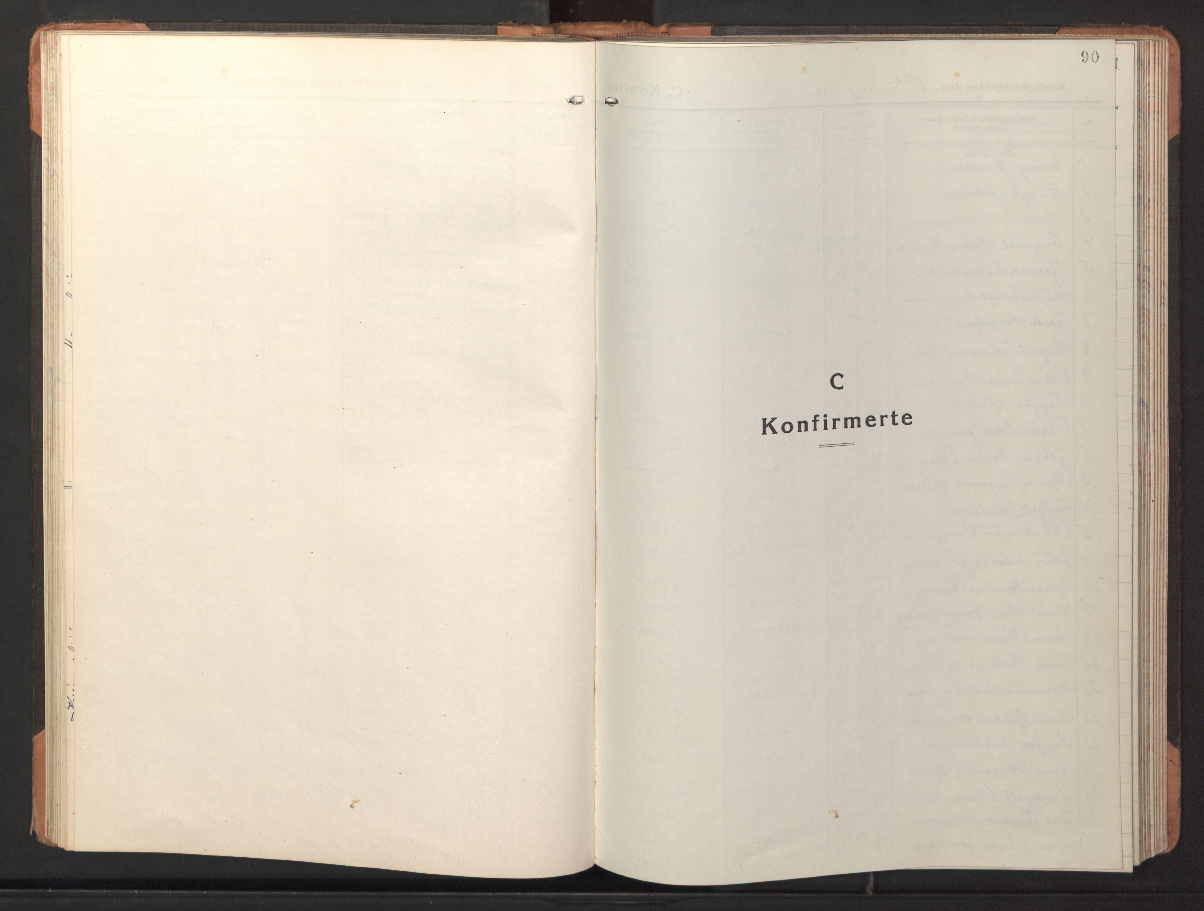 Ministerialprotokoller, klokkerbøker og fødselsregistre - Sør-Trøndelag, AV/SAT-A-1456/653/L0658: Parish register (copy) no. 653C02, 1919-1947, p. 90