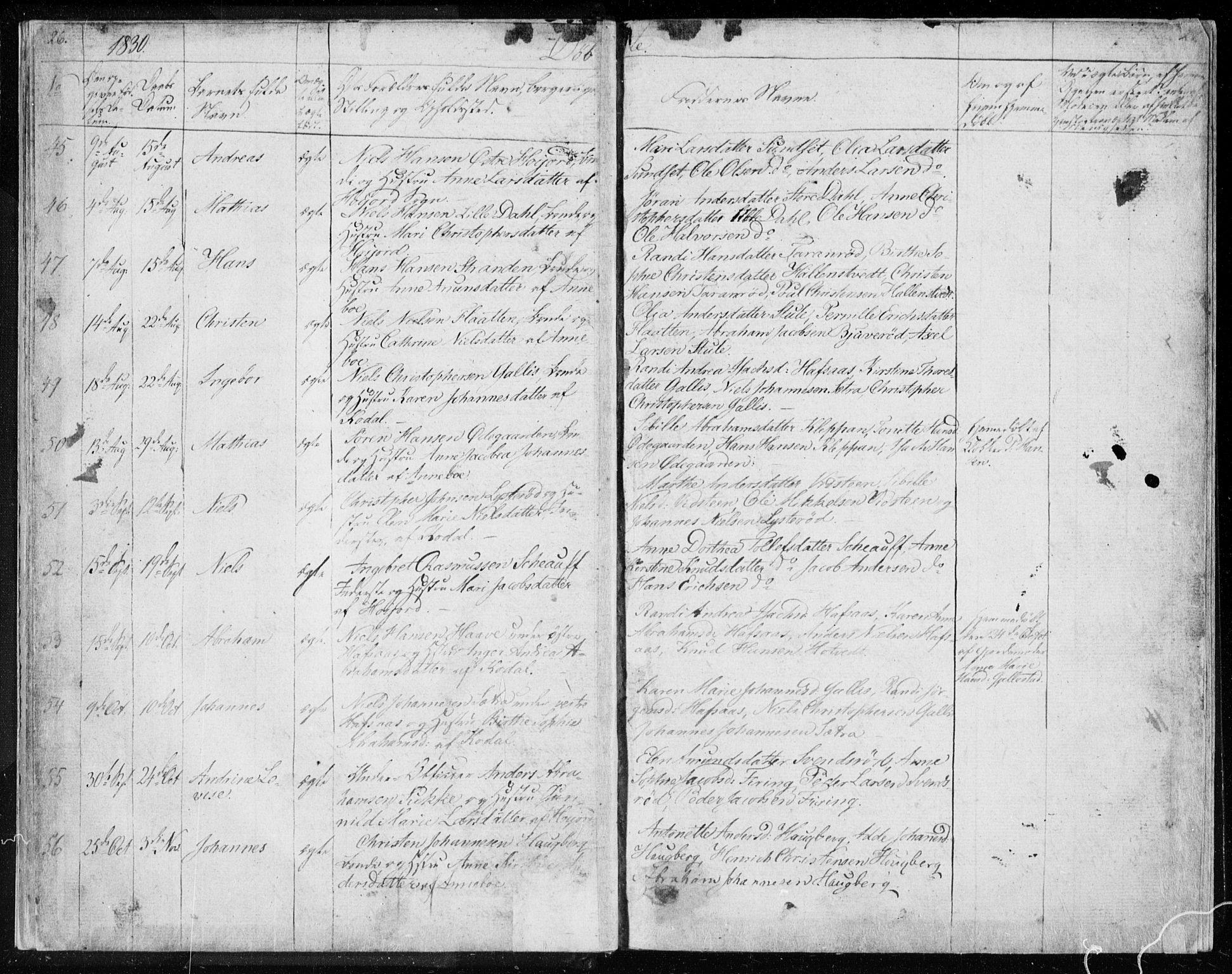 Andebu kirkebøker, SAKO/A-336/F/Fa/L0004: Parish register (official) no. 4, 1829-1856, p. 28-29
