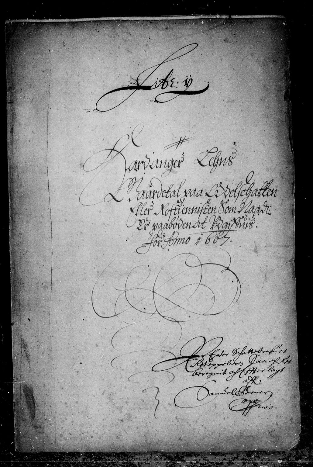 Rentekammeret inntil 1814, Reviderte regnskaper, Stiftamtstueregnskaper, Bergen stiftamt, RA/EA-6043/R/Rc/L0025: Bergen stiftamt, 1667