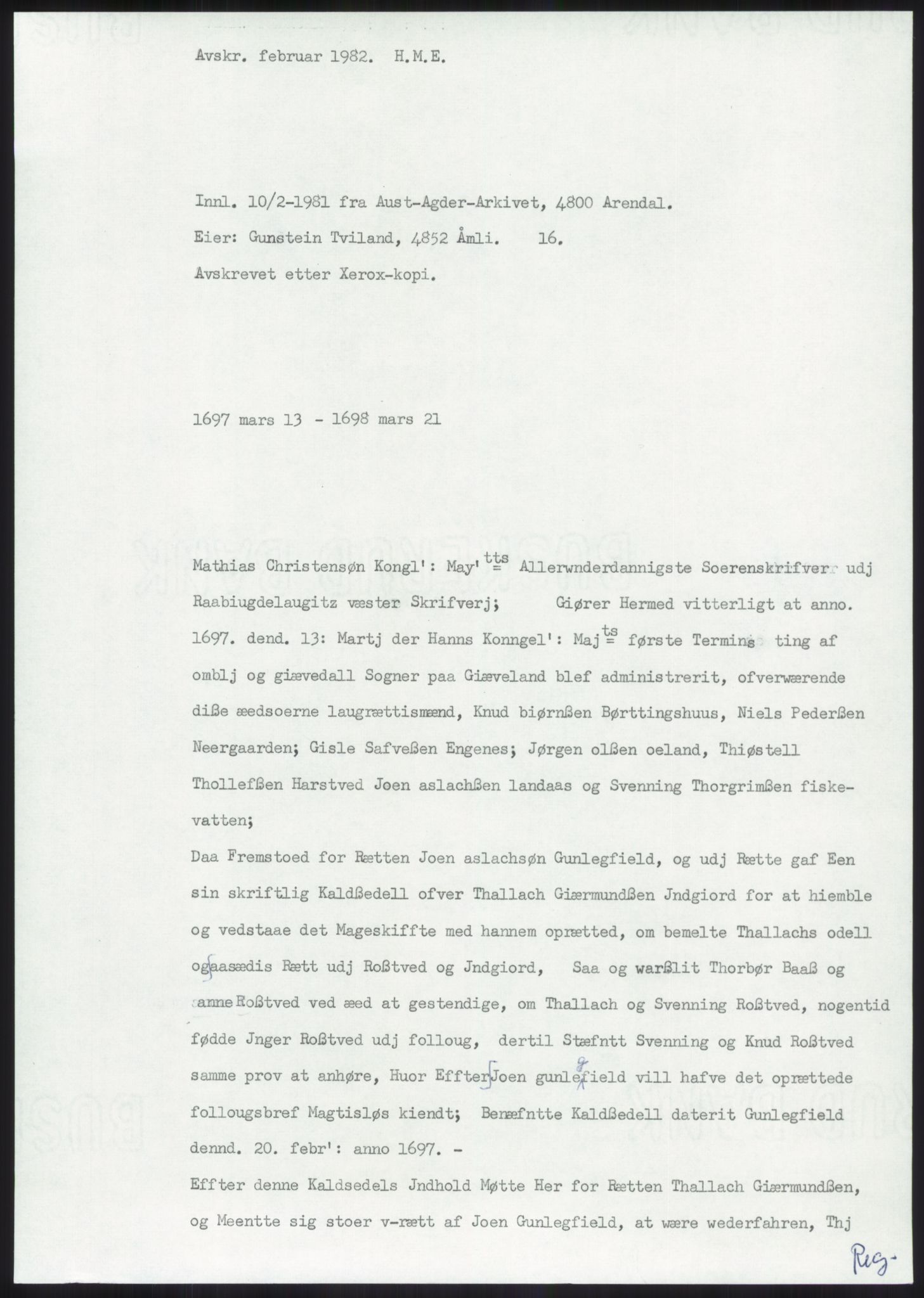 Samlinger til kildeutgivelse, Diplomavskriftsamlingen, RA/EA-4053/H/Ha, p. 233