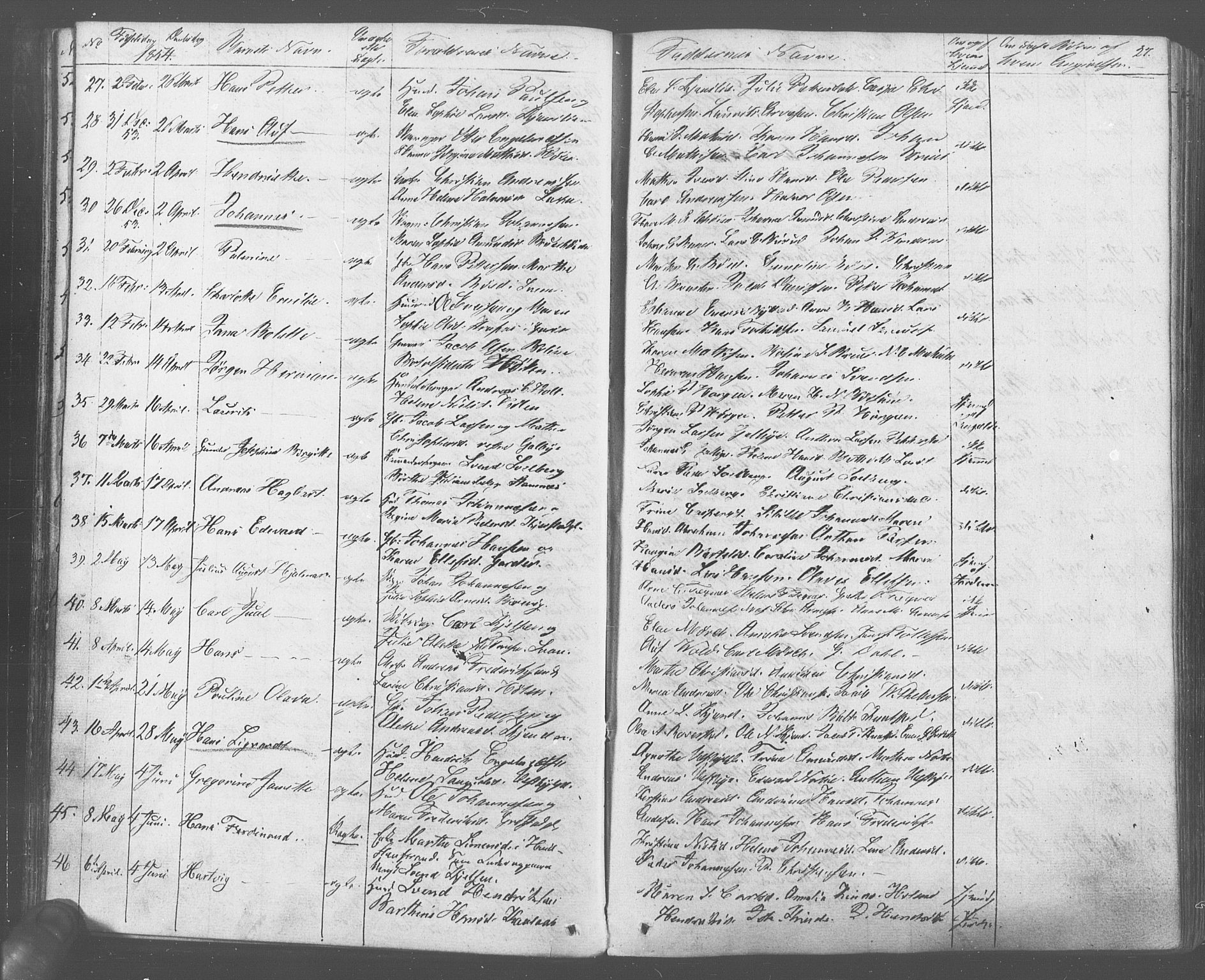 Vestby prestekontor Kirkebøker, AV/SAO-A-10893/F/Fa/L0007: Parish register (official) no. I 7, 1850-1862, p. 27