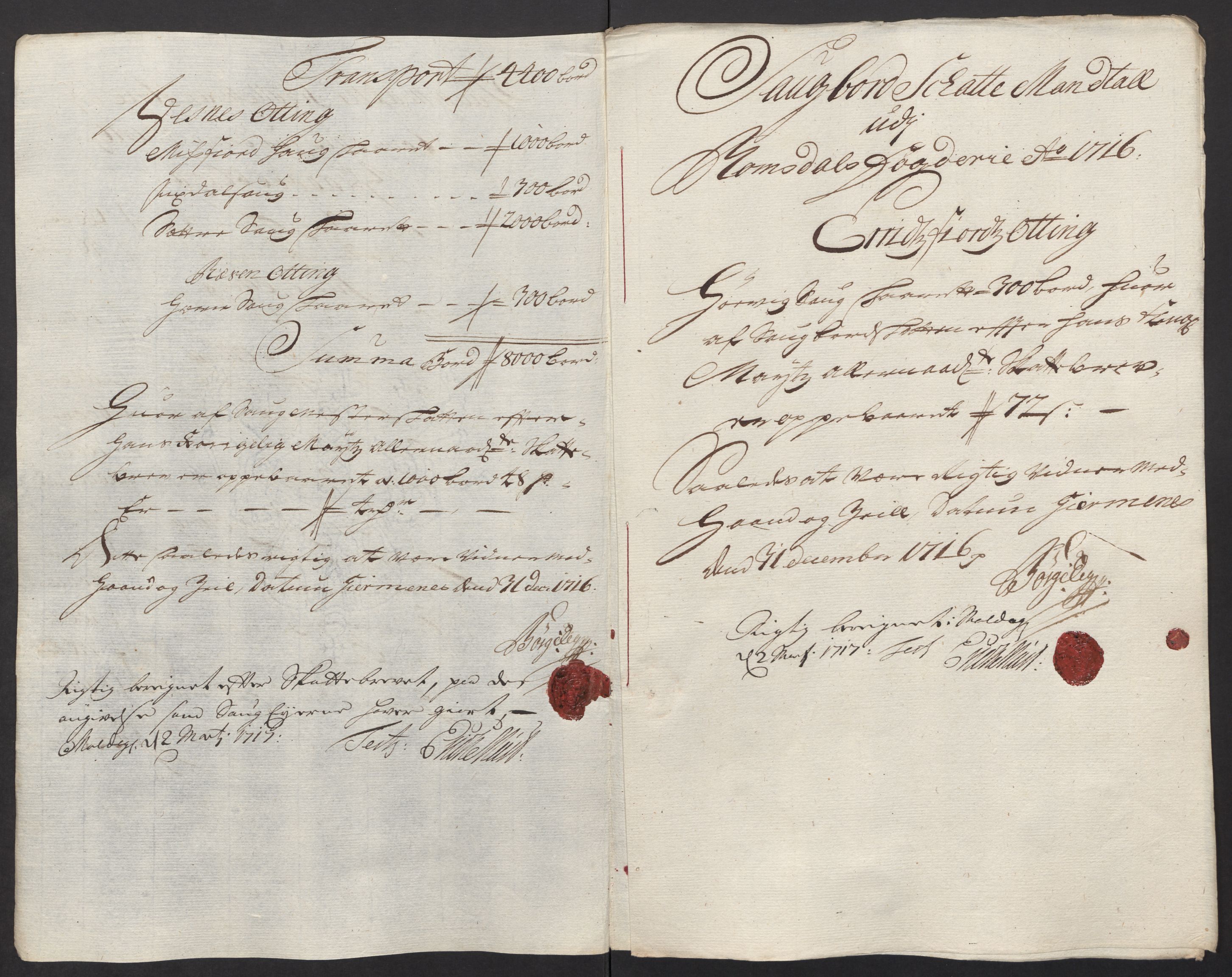 Rentekammeret inntil 1814, Reviderte regnskaper, Fogderegnskap, RA/EA-4092/R55/L3663: Fogderegnskap Romsdal, 1715-1716, p. 345