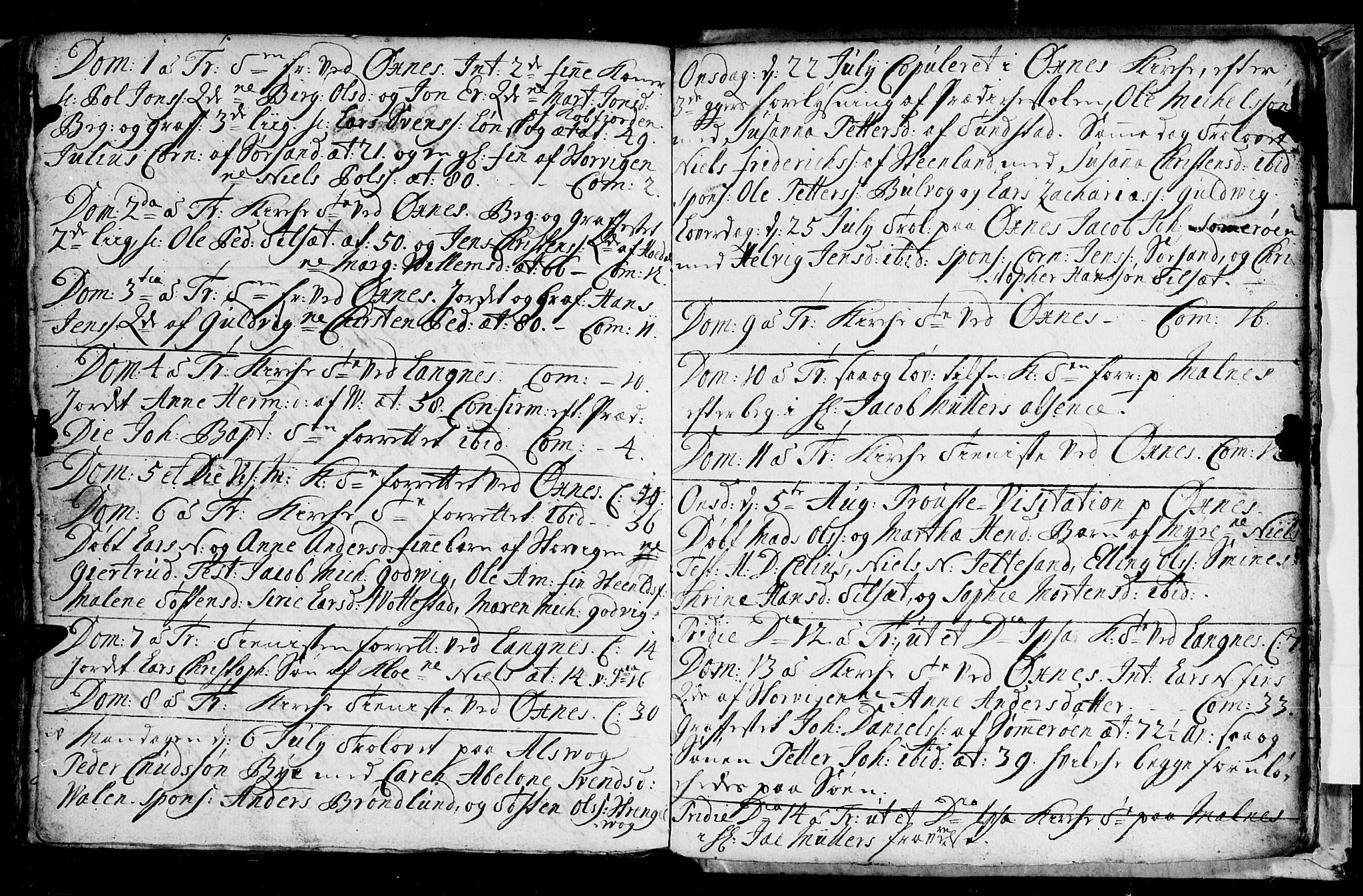 Ministerialprotokoller, klokkerbøker og fødselsregistre - Nordland, SAT/A-1459/893/L1328: Parish register (official) no. 893A01, 1718-1749