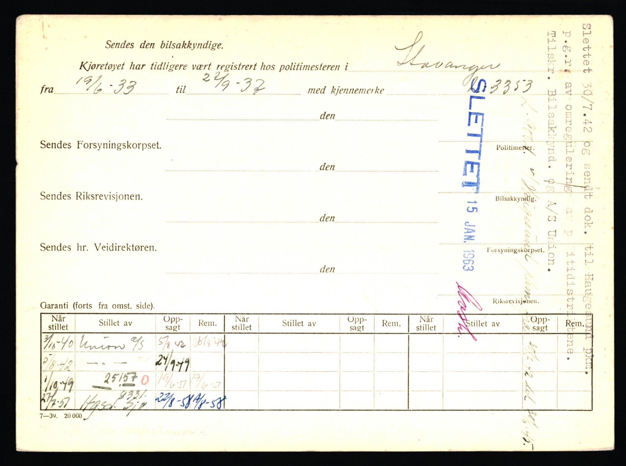 Stavanger trafikkstasjon, AV/SAST-A-101942/0/F/L0027: L-14600 - L-15149, 1930-1971, p. 624