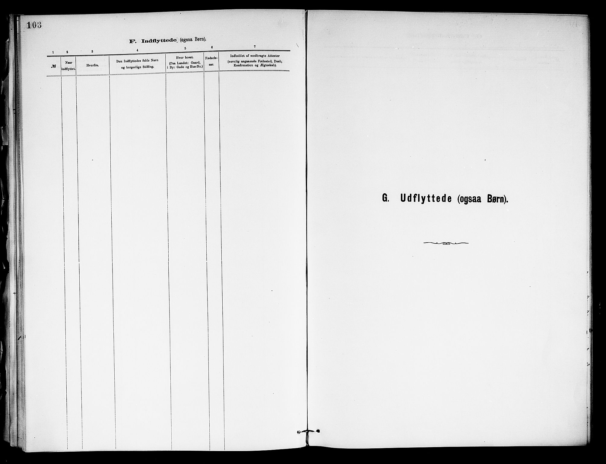 Holla kirkebøker, SAKO/A-272/F/Fa/L0009: Parish register (official) no. 9, 1881-1897, p. 103