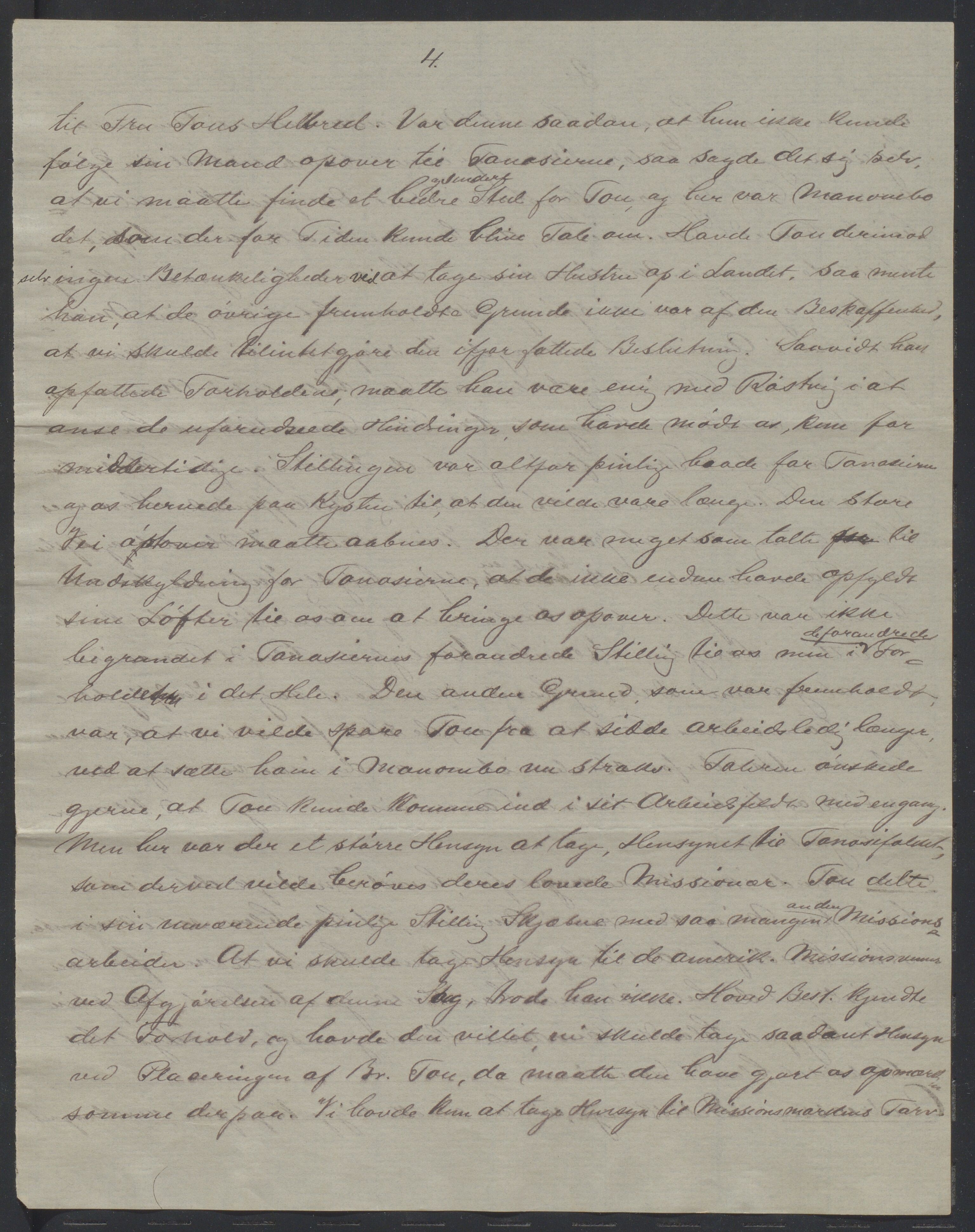 Det Norske Misjonsselskap - hovedadministrasjonen, VID/MA-A-1045/D/Da/Daa/L0038/0003: Konferansereferat og årsberetninger / Konferansereferat fra Vest-Madagaskar., 1890, p. 4