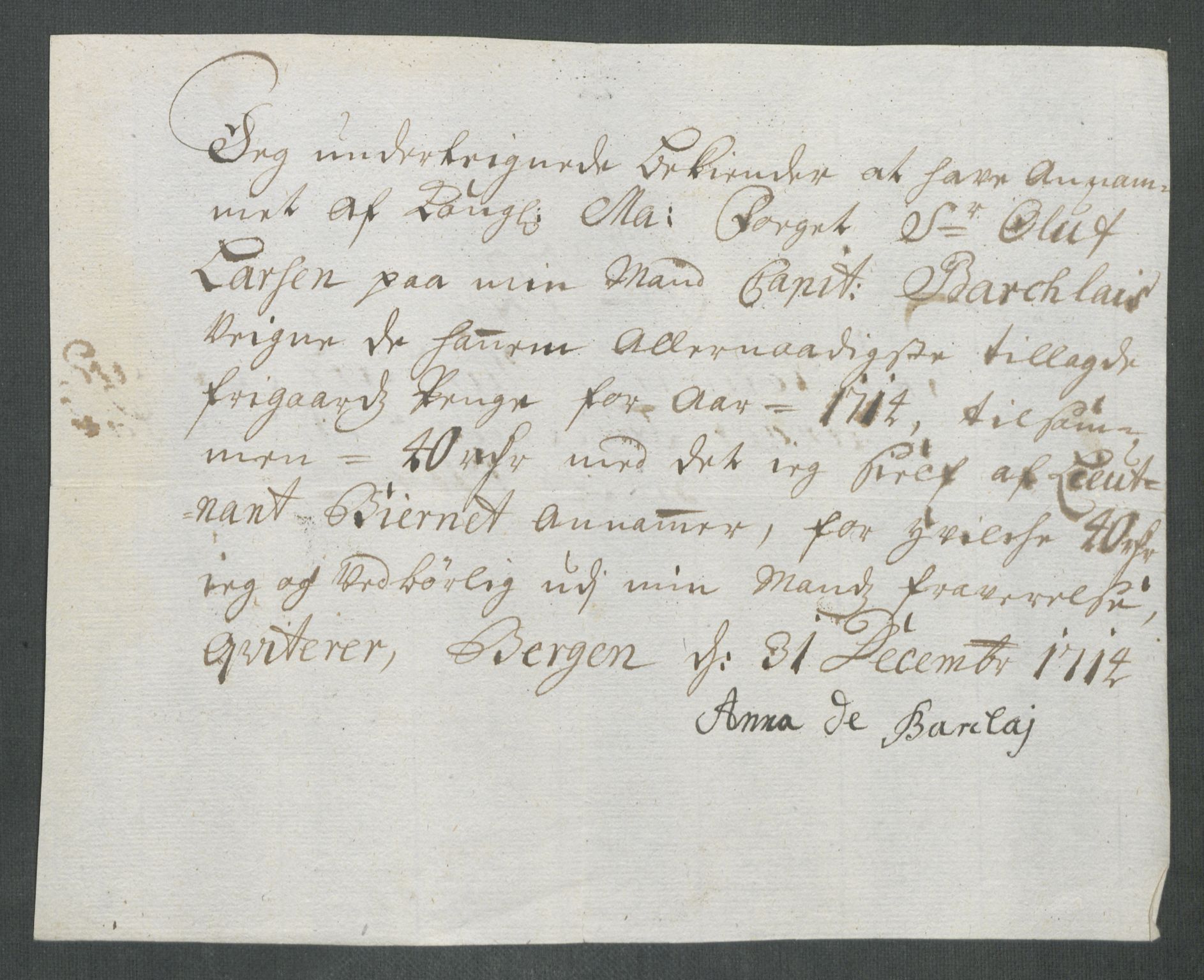 Rentekammeret inntil 1814, Reviderte regnskaper, Fogderegnskap, AV/RA-EA-4092/R48/L2990: Fogderegnskap Sunnhordland og Hardanger, 1714, p. 368