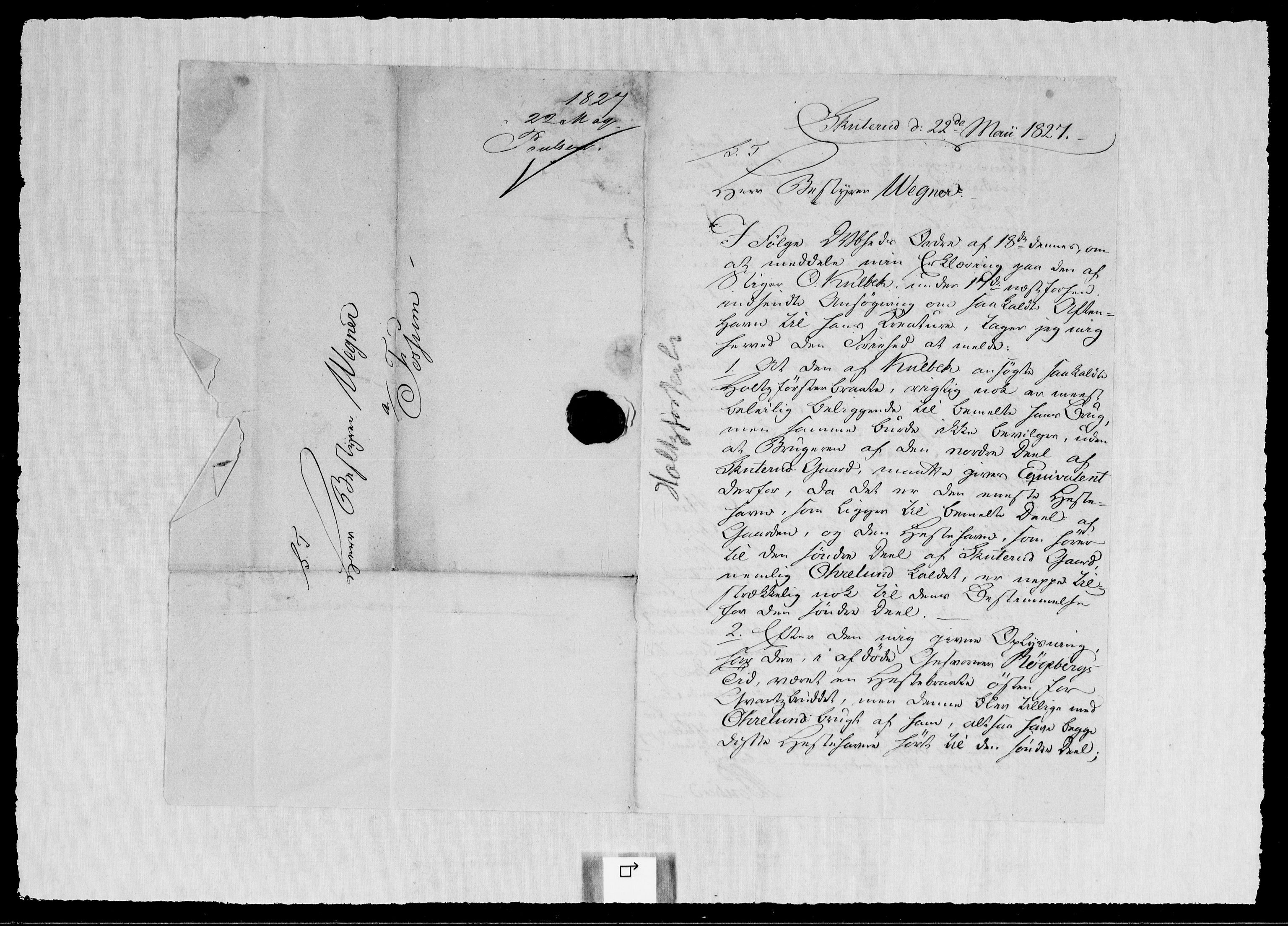 Modums Blaafarveværk, AV/RA-PA-0157/G/Gb/L0097/0001: -- / Innkomne brev A - H, 1826-1827, p. 31