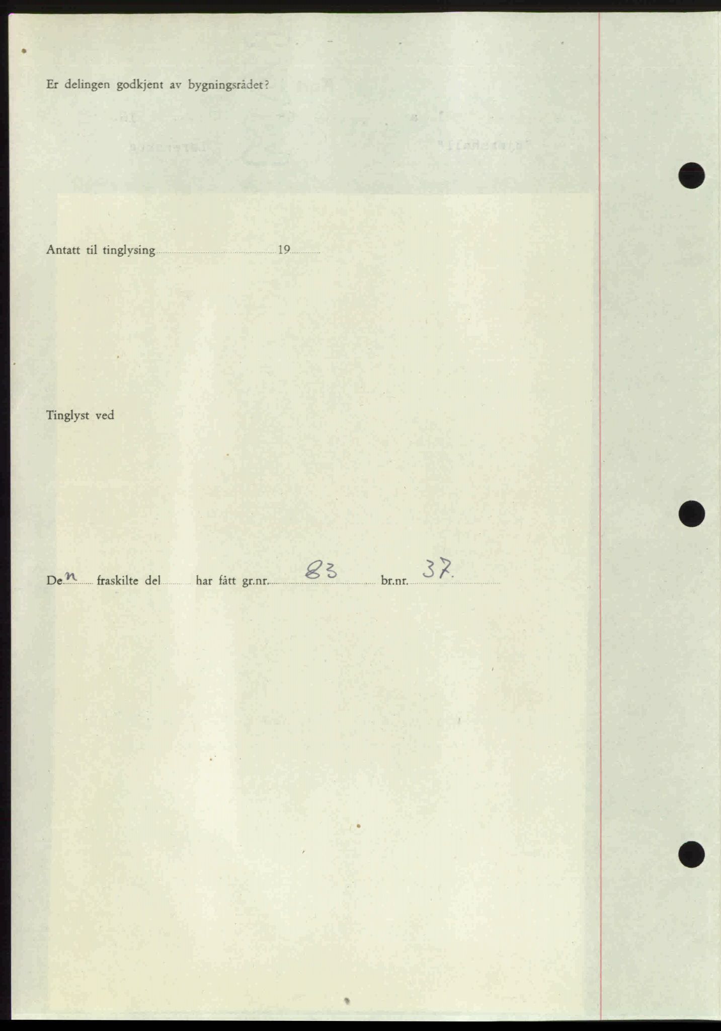 Nedre Romerike sorenskriveri, AV/SAO-A-10469/G/Gb/Gbd/L0017: Mortgage book no. 17, 1946-1946, Diary no: : 4337/1946