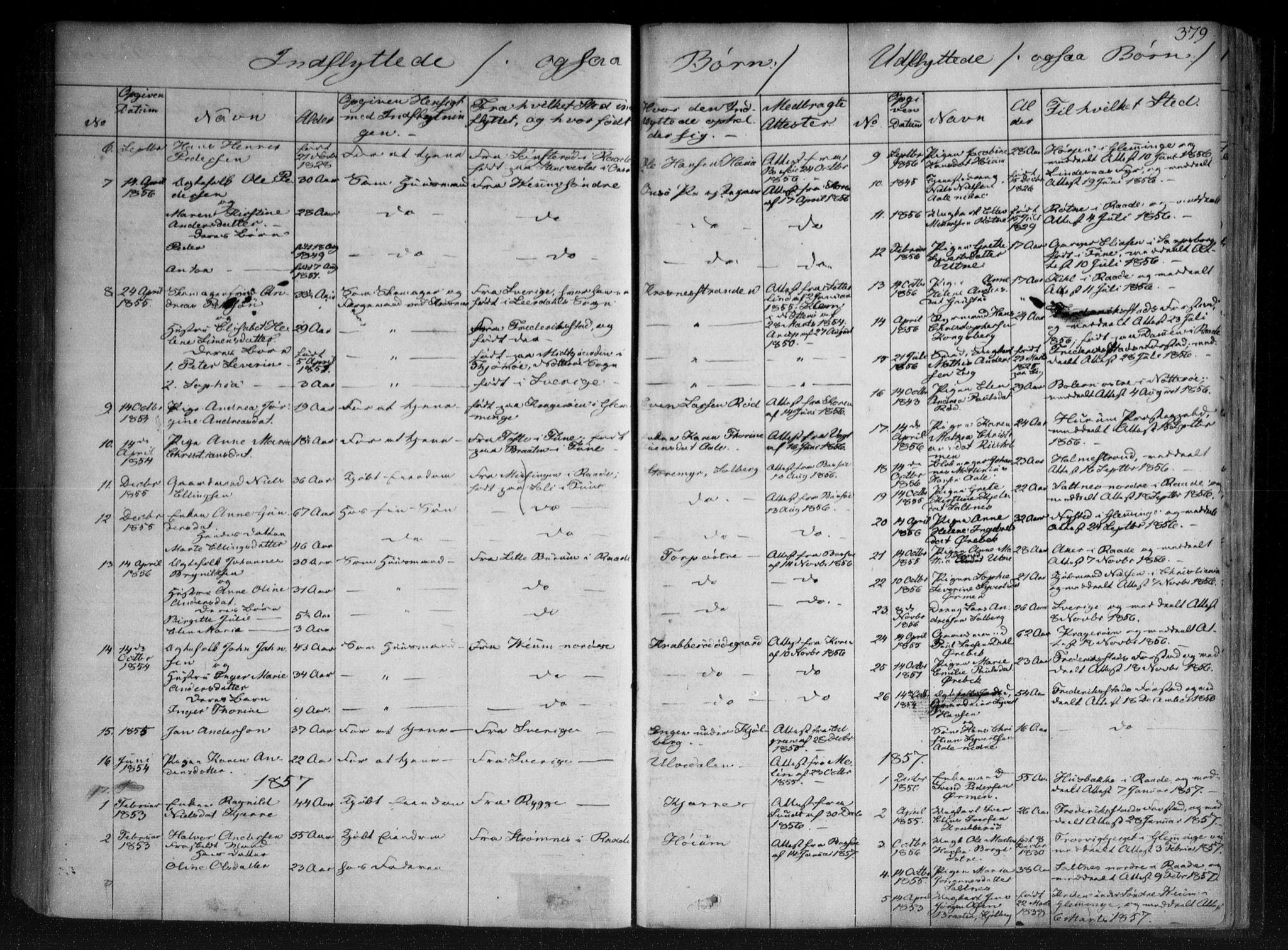 Onsøy prestekontor Kirkebøker, SAO/A-10914/F/Fa/L0003: Parish register (official) no. I 3, 1841-1860, p. 379