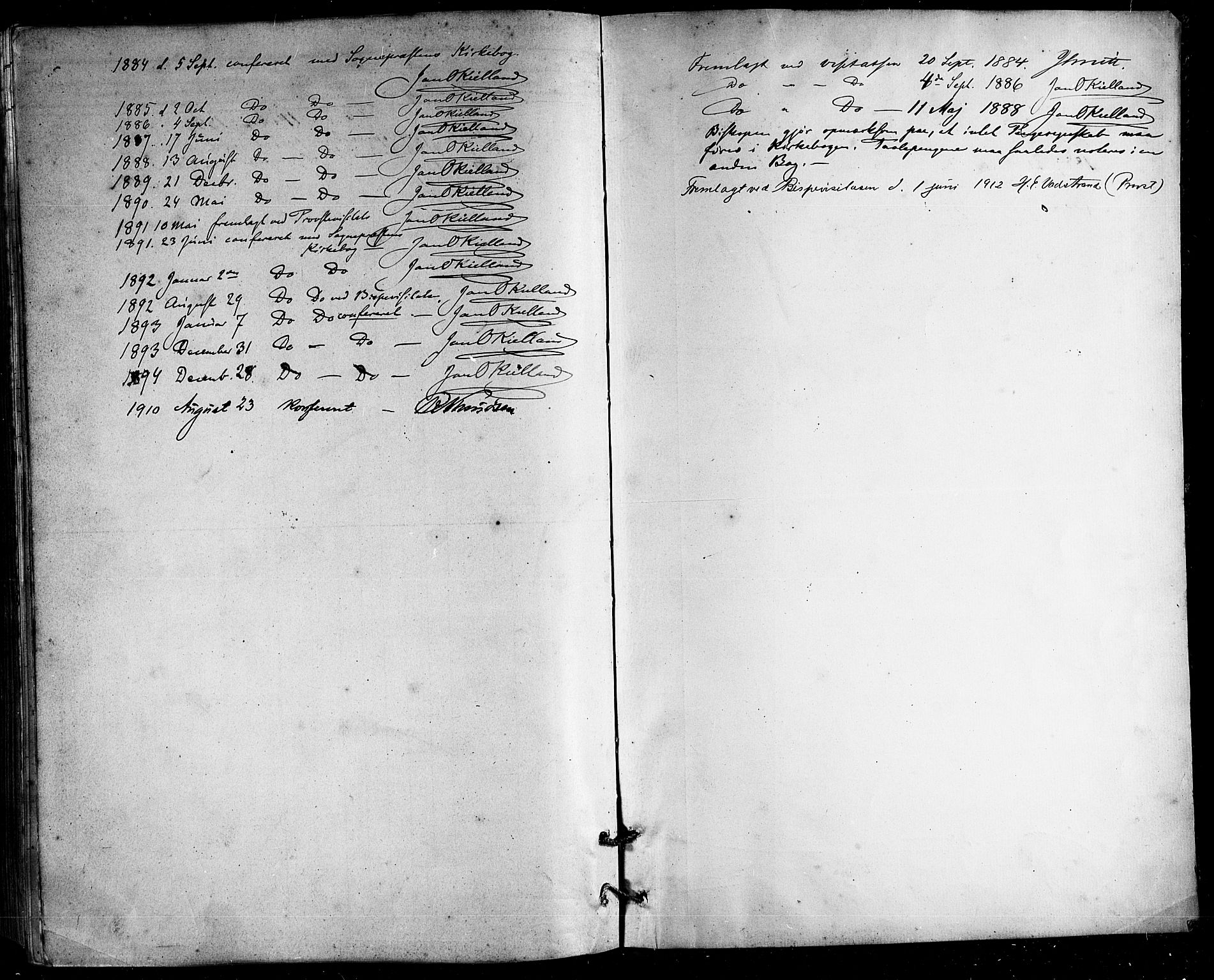 Ministerialprotokoller, klokkerbøker og fødselsregistre - Nordland, SAT/A-1459/812/L0188: Parish register (copy) no. 812C06, 1884-1912