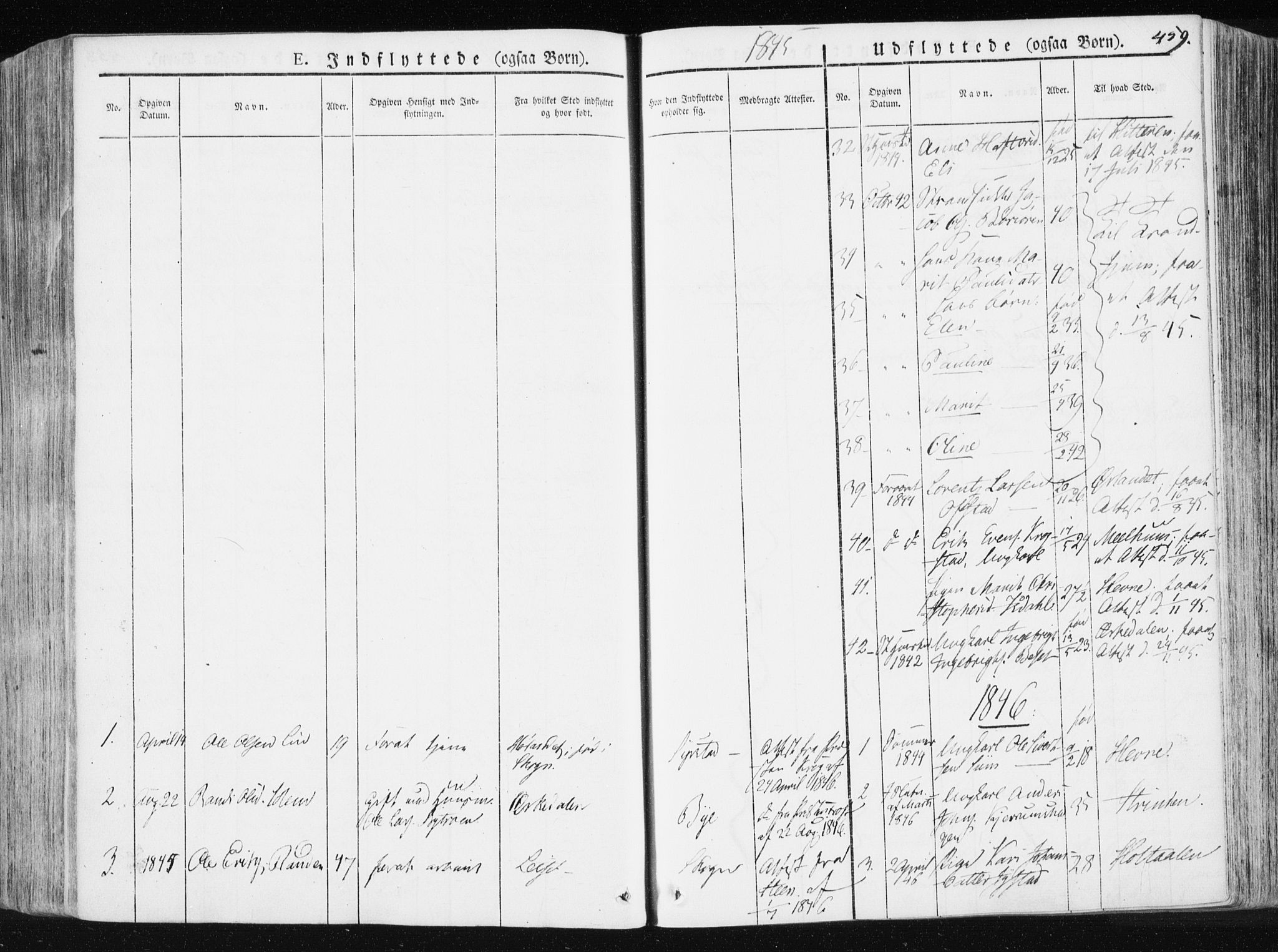 Ministerialprotokoller, klokkerbøker og fødselsregistre - Sør-Trøndelag, SAT/A-1456/665/L0771: Parish register (official) no. 665A06, 1830-1856, p. 459