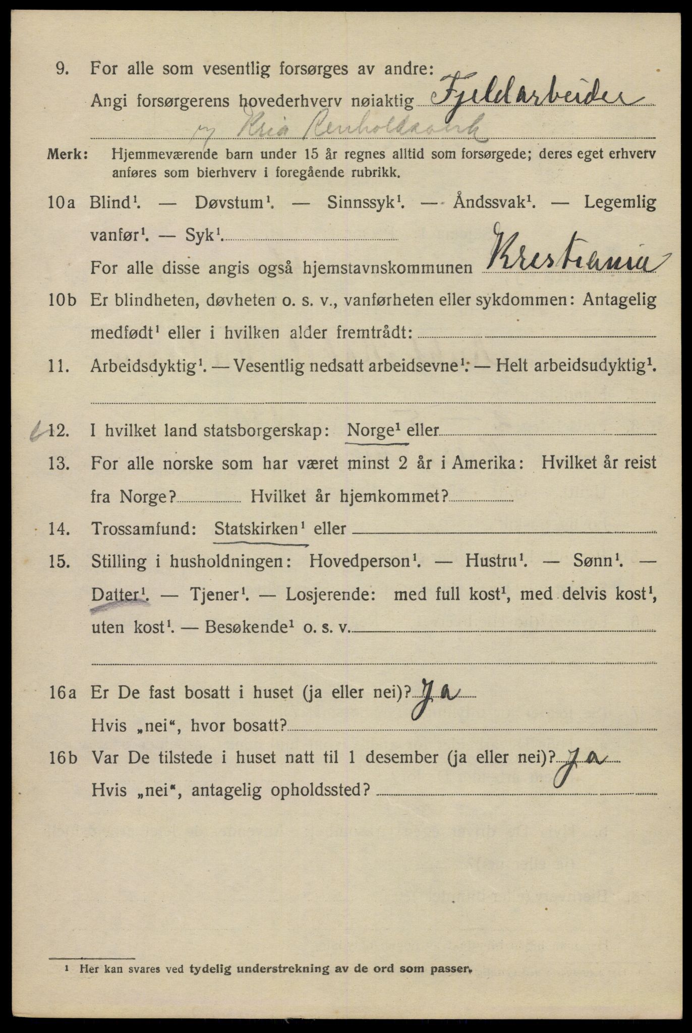 SAO, 1920 census for Kristiania, 1920, p. 142692