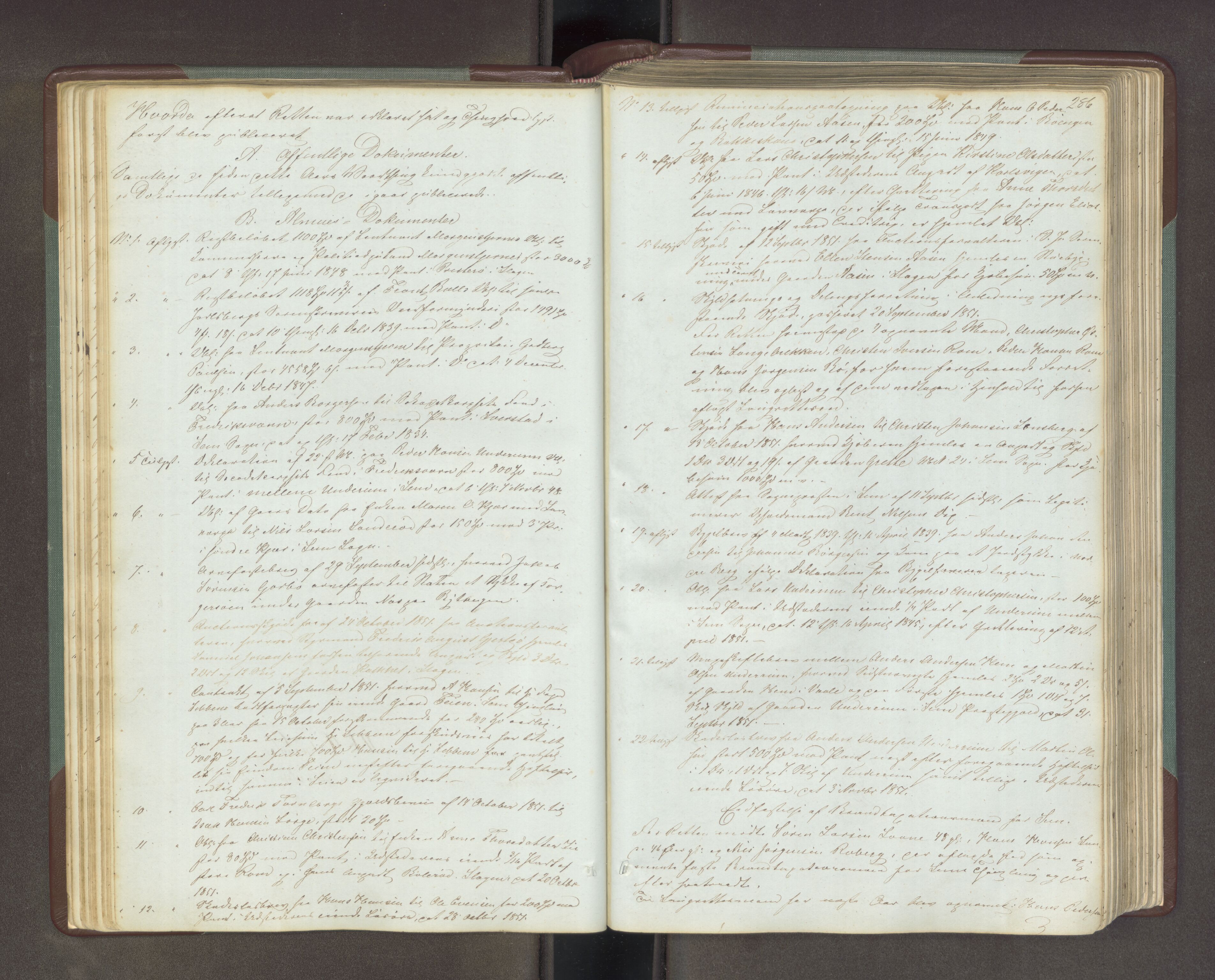 Søndre Jarlsberg sorenskriveri, AV/SAKO-A-129/F/Fa/L0034B: Tingbok, 1850-1856, p. 285b-286a