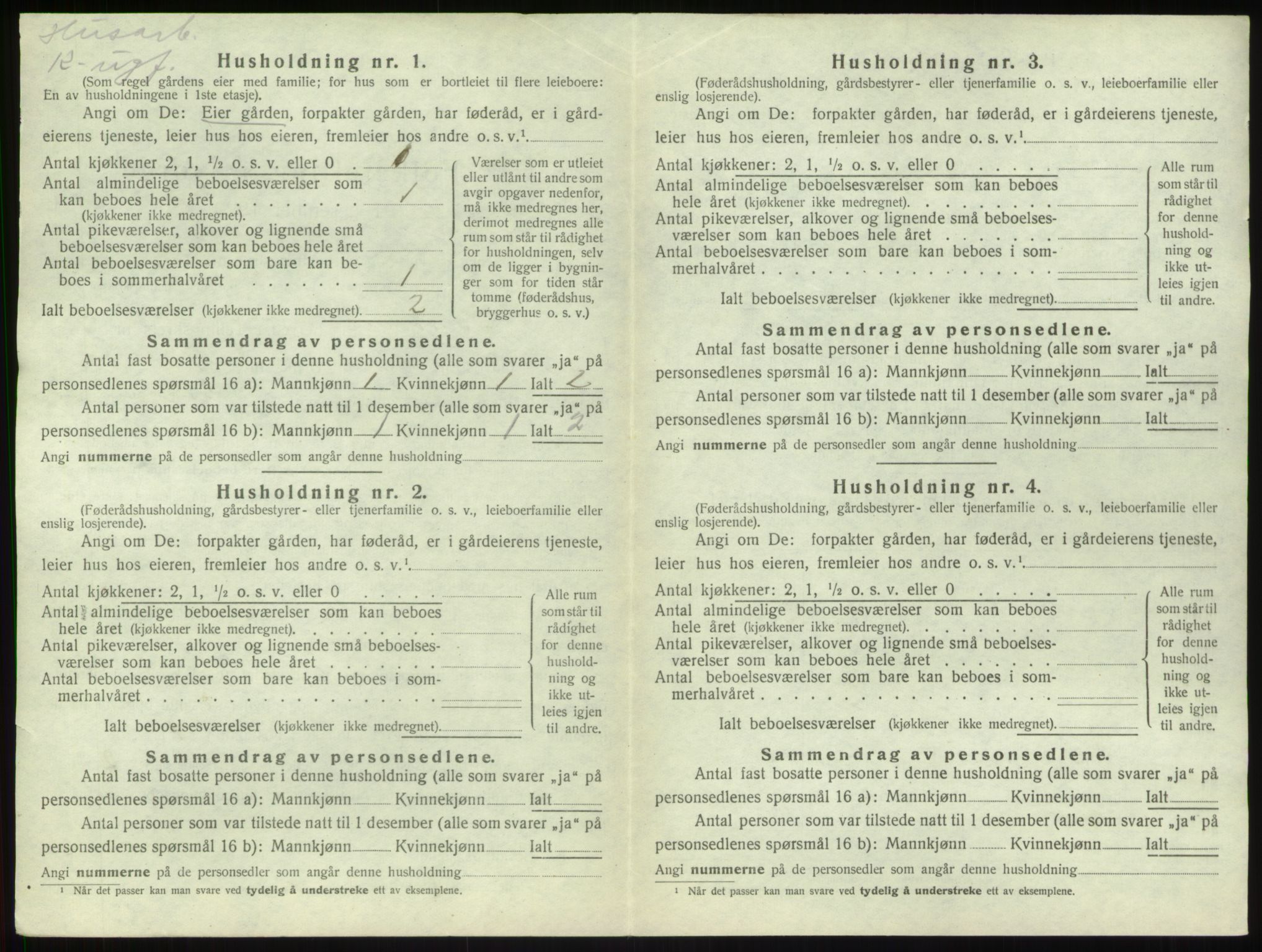 SAB, 1920 census for Sogndal, 1920, p. 130