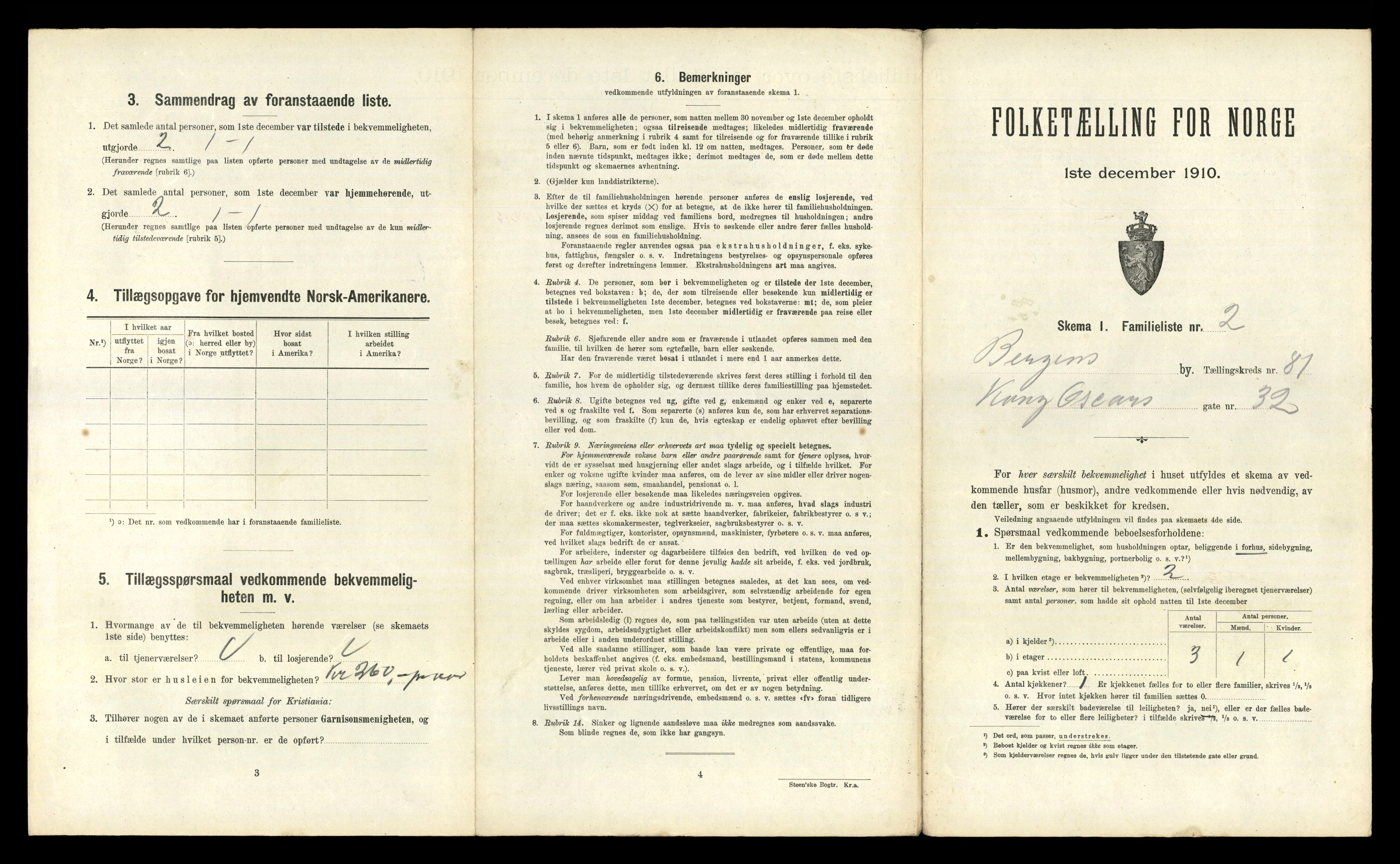 RA, 1910 census for Bergen, 1910, p. 28725