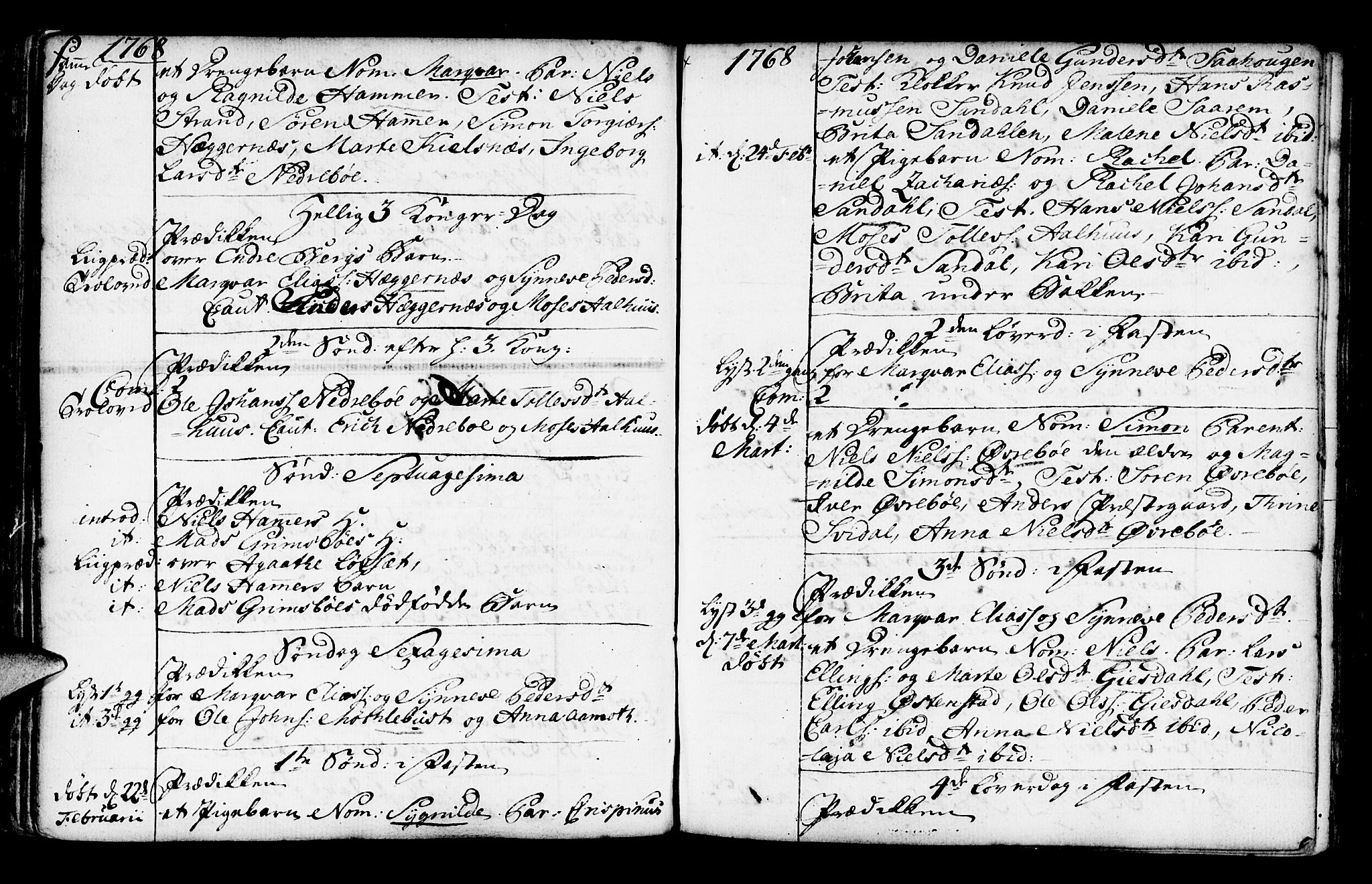 Jølster sokneprestembete, SAB/A-80701/H/Haa/Haaa/L0003: Parish register (official) no. A 3, 1748-1789, p. 119