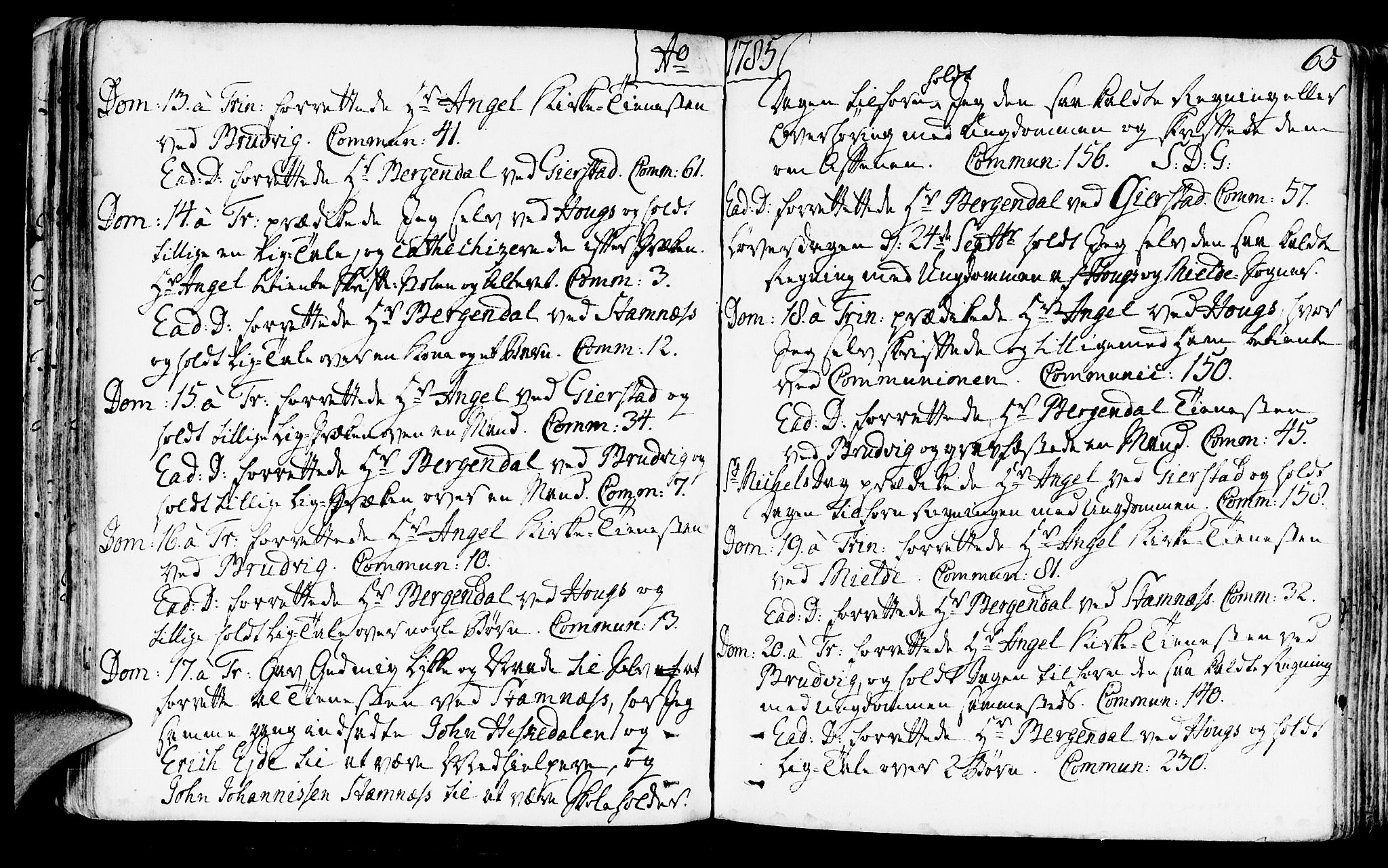 Haus sokneprestembete, AV/SAB-A-75601/H/Haa: Parish register (official) no. A 10, 1782-1796, p. 65