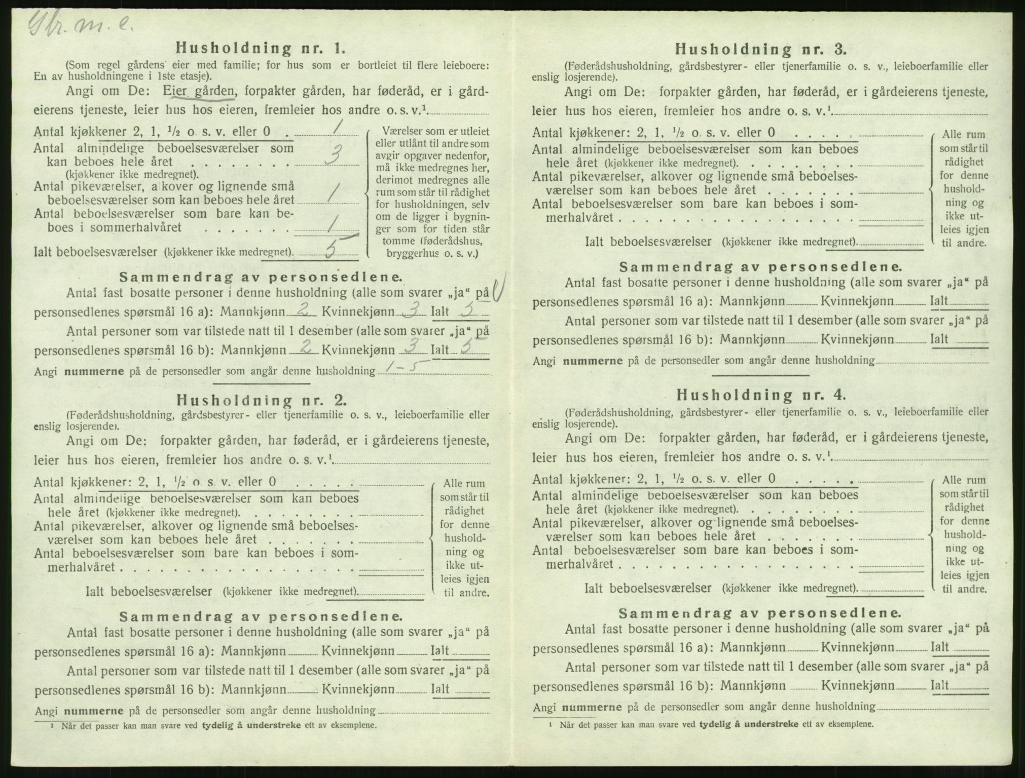 SAT, 1920 census for Øre, 1920, p. 412