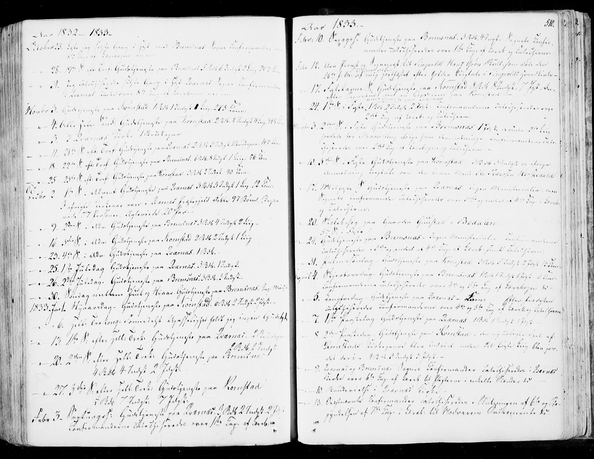Ministerialprotokoller, klokkerbøker og fødselsregistre - Møre og Romsdal, AV/SAT-A-1454/568/L0803: Parish register (official) no. 568A10, 1830-1853, p. 510