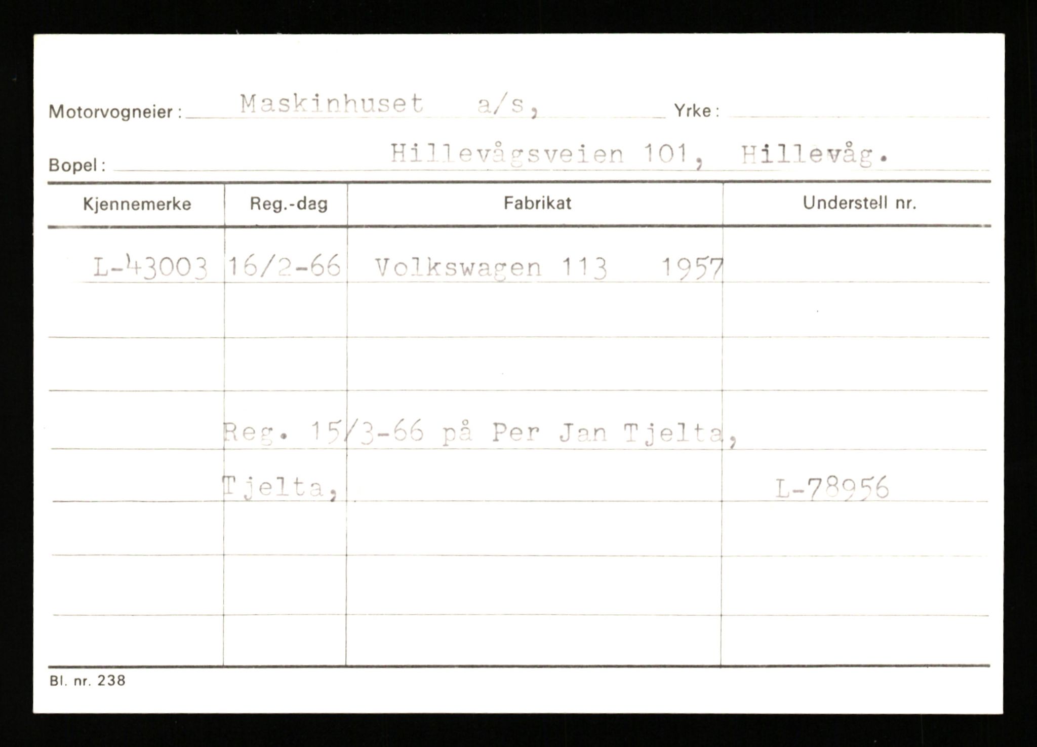 Stavanger trafikkstasjon, SAST/A-101942/0/G/L0006: Registreringsnummer: 34250 - 49007, 1930-1971, p. 2305