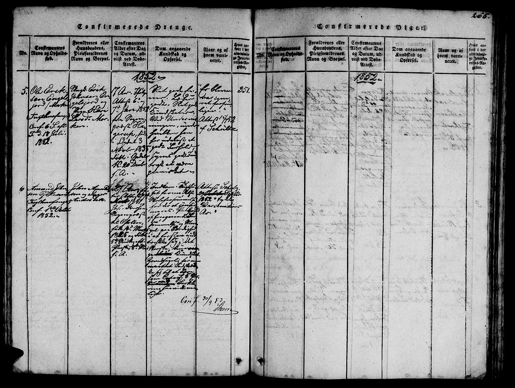 Ministerialprotokoller, klokkerbøker og fødselsregistre - Sør-Trøndelag, SAT/A-1456/623/L0478: Parish register (copy) no. 623C01, 1815-1873, p. 265