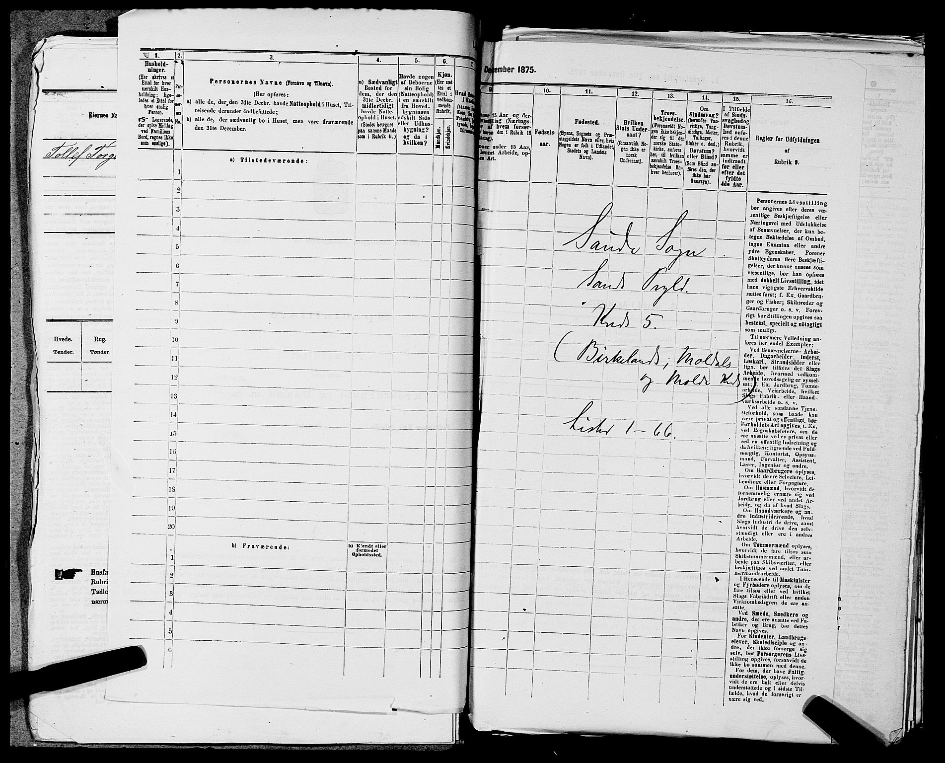 SAST, 1875 census for 1136P Sand, 1875, p. 1434