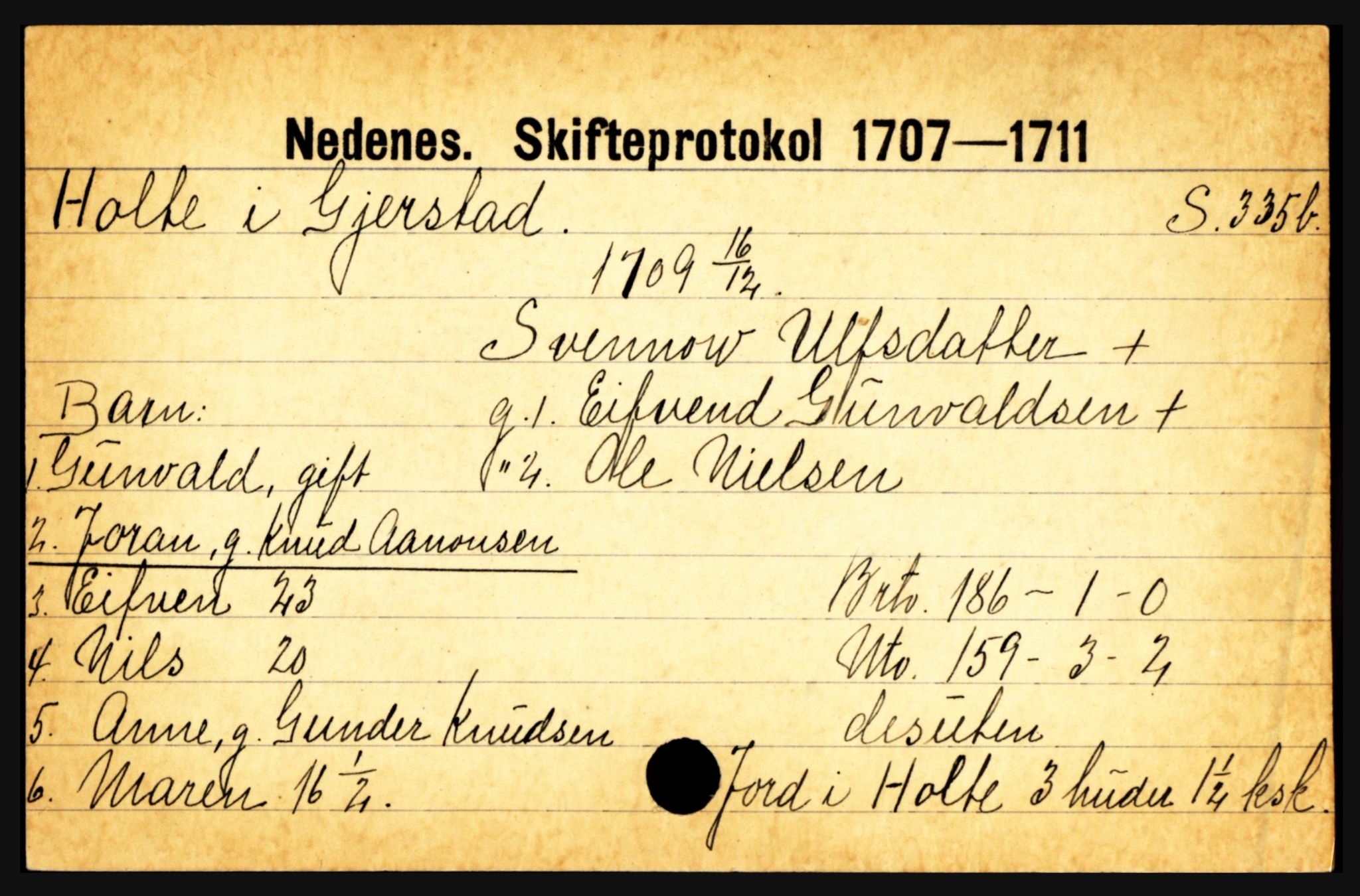 Nedenes sorenskriveri før 1824, AV/SAK-1221-0007/H, p. 12623