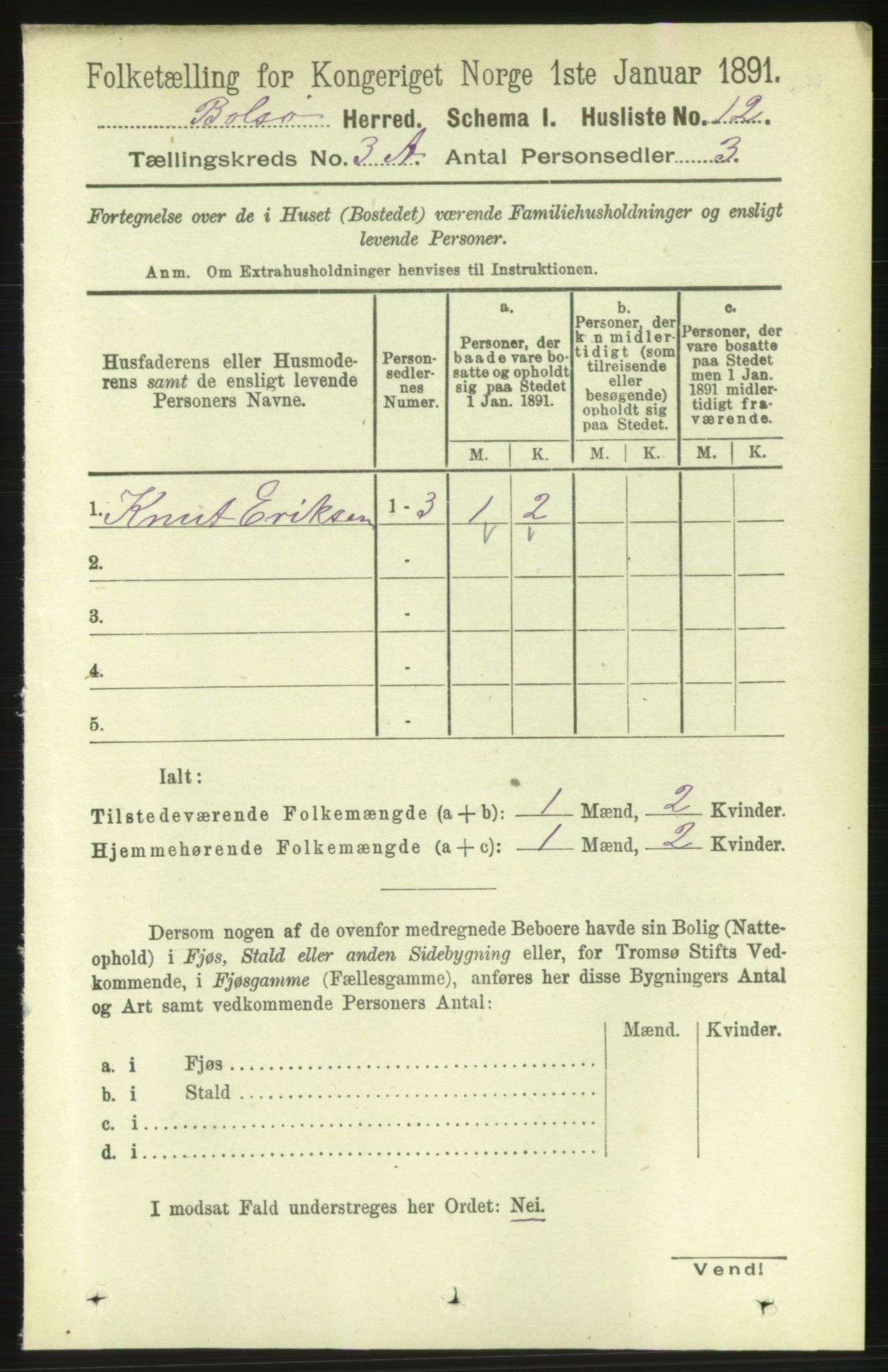 RA, 1891 census for 1544 Bolsøy, 1891, p. 1747