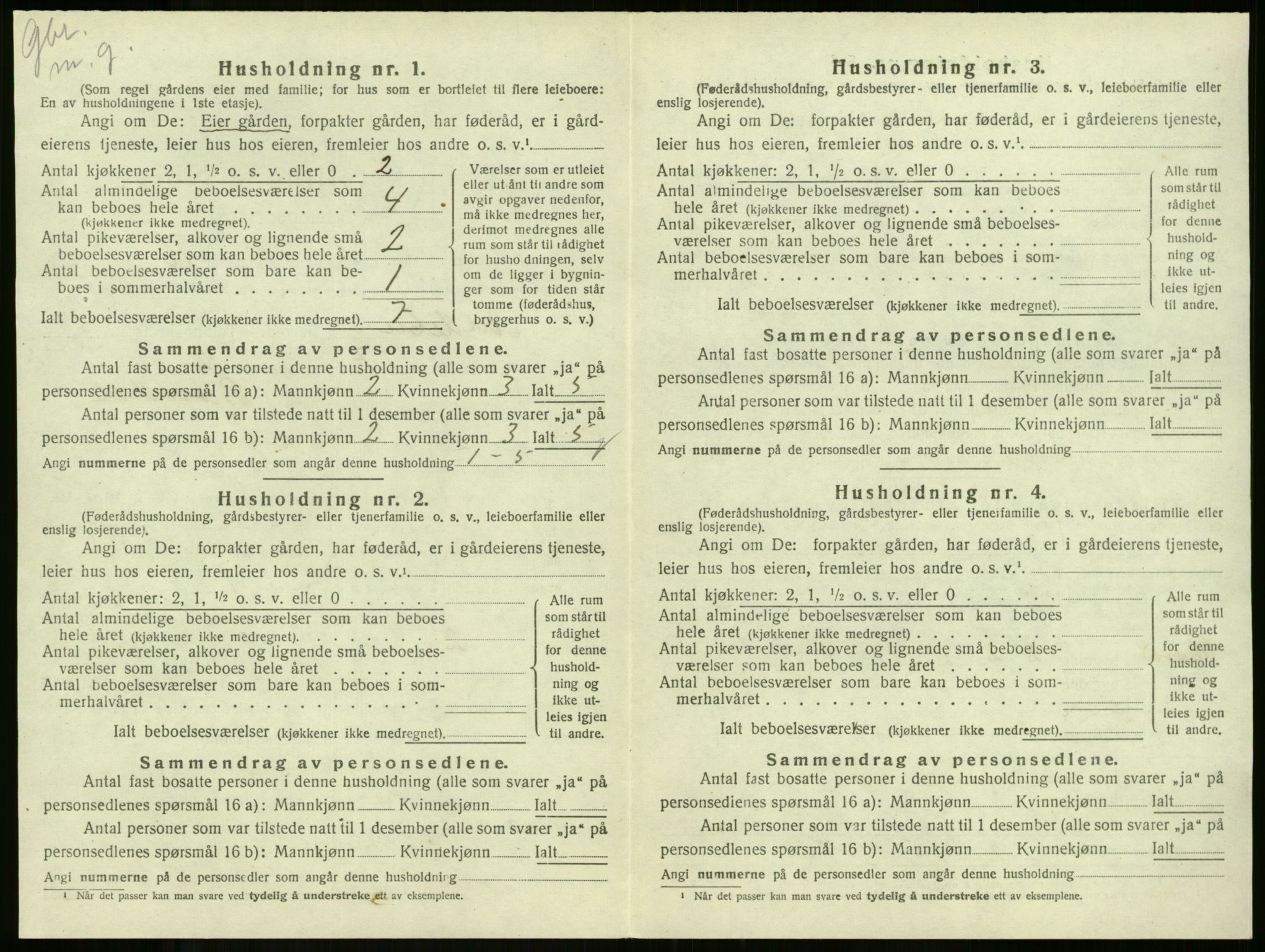 SAKO, 1920 census for Andebu, 1920, p. 1011