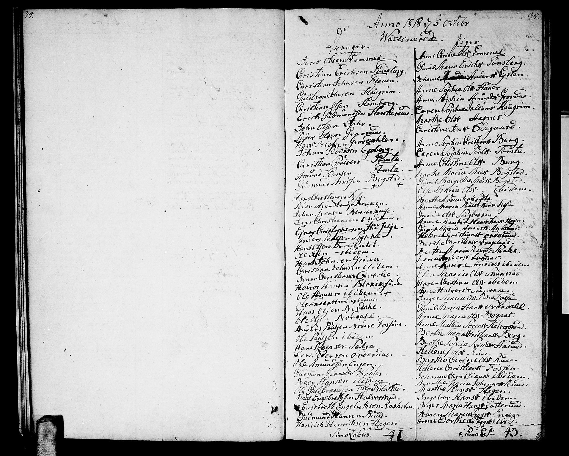 Aurskog prestekontor Kirkebøker, SAO/A-10304a/F/Fa/L0004: Parish register (official) no. I 4, 1807-1814, p. 34-35
