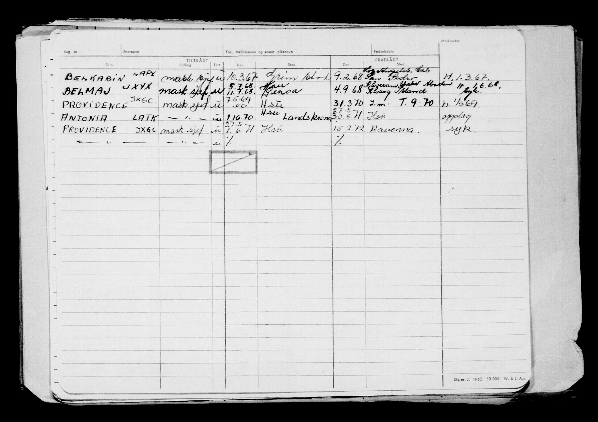 Direktoratet for sjømenn, AV/RA-S-3545/G/Gb/L0133: Hovedkort, 1915, p. 34