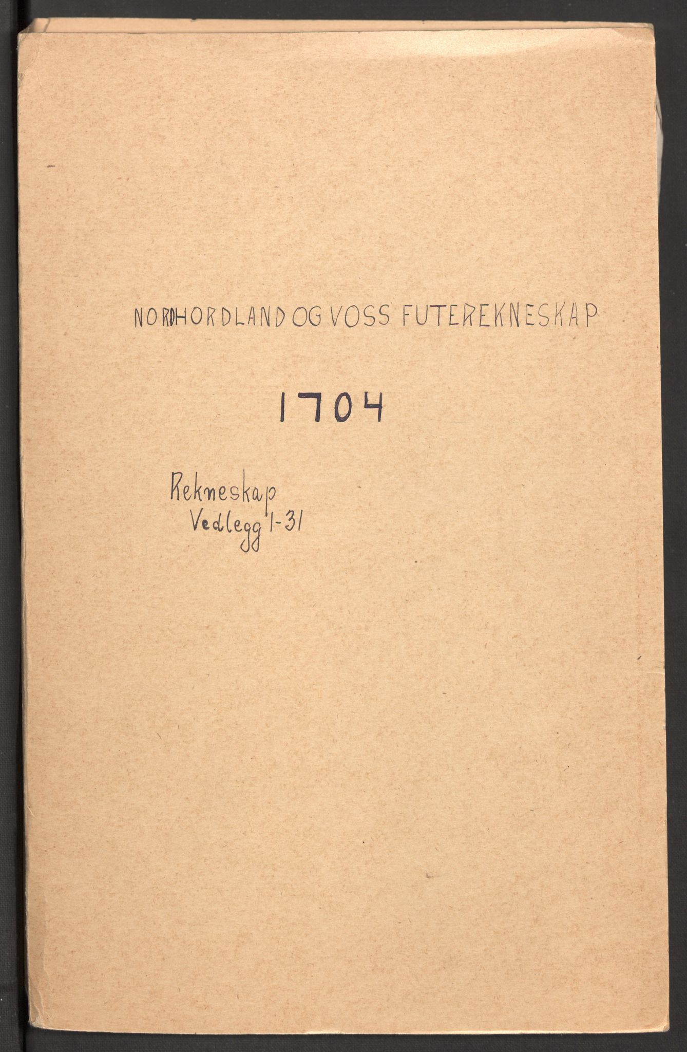 Rentekammeret inntil 1814, Reviderte regnskaper, Fogderegnskap, RA/EA-4092/R51/L3187: Fogderegnskap Nordhordland og Voss, 1704-1705, p. 2