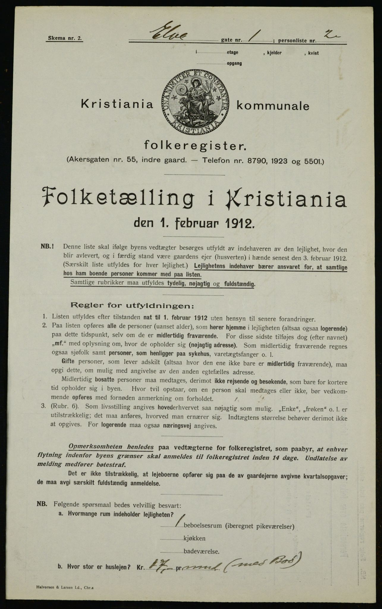 OBA, Municipal Census 1912 for Kristiania, 1912, p. 20829