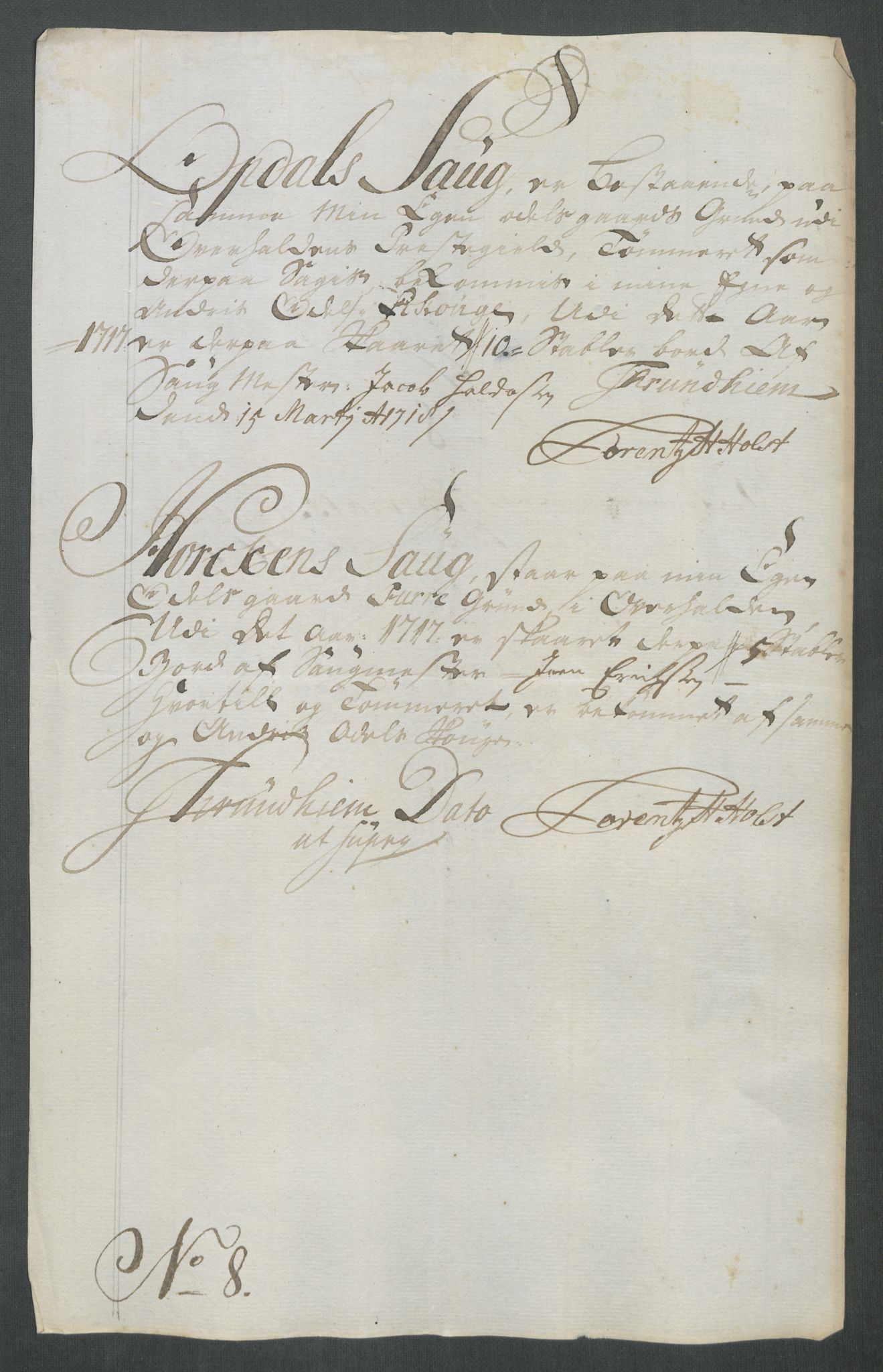 Rentekammeret inntil 1814, Reviderte regnskaper, Fogderegnskap, AV/RA-EA-4092/R64/L4438: Fogderegnskap Namdal, 1717, p. 115