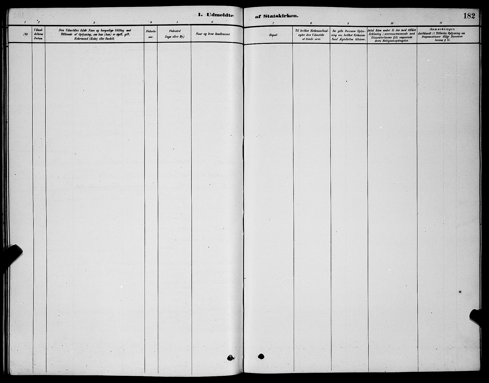 Sand/Bjarkøy sokneprestkontor, AV/SATØ-S-0811/I/Ia/Iab/L0002klokker: Parish register (copy) no. 2, 1878-1890, p. 182