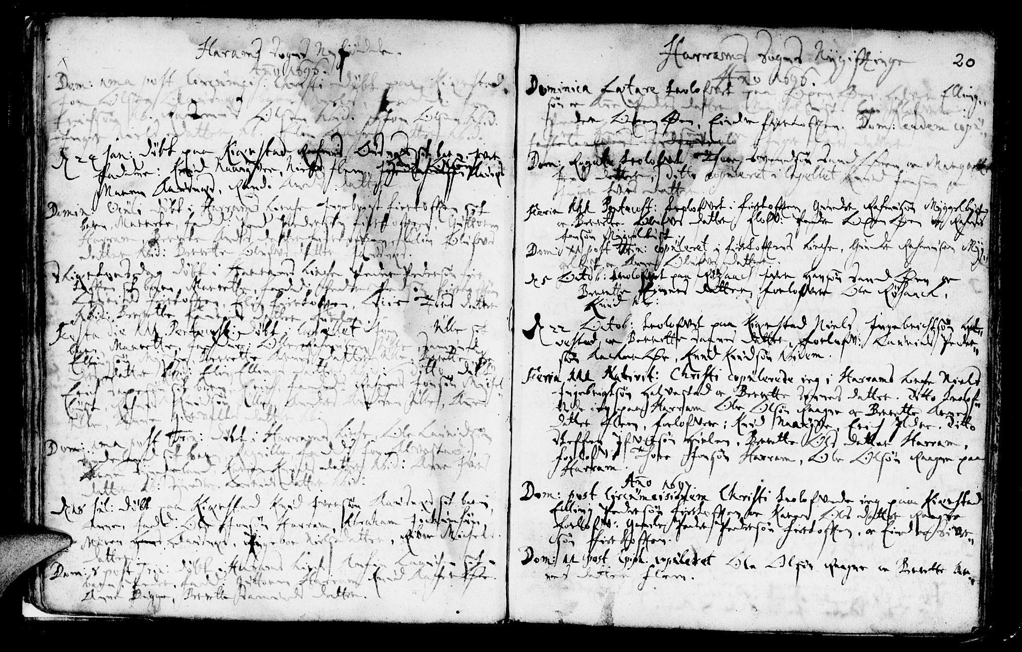 Ministerialprotokoller, klokkerbøker og fødselsregistre - Møre og Romsdal, AV/SAT-A-1454/536/L0491: Parish register (official) no. 536A01 /1, 1689-1737, p. 20