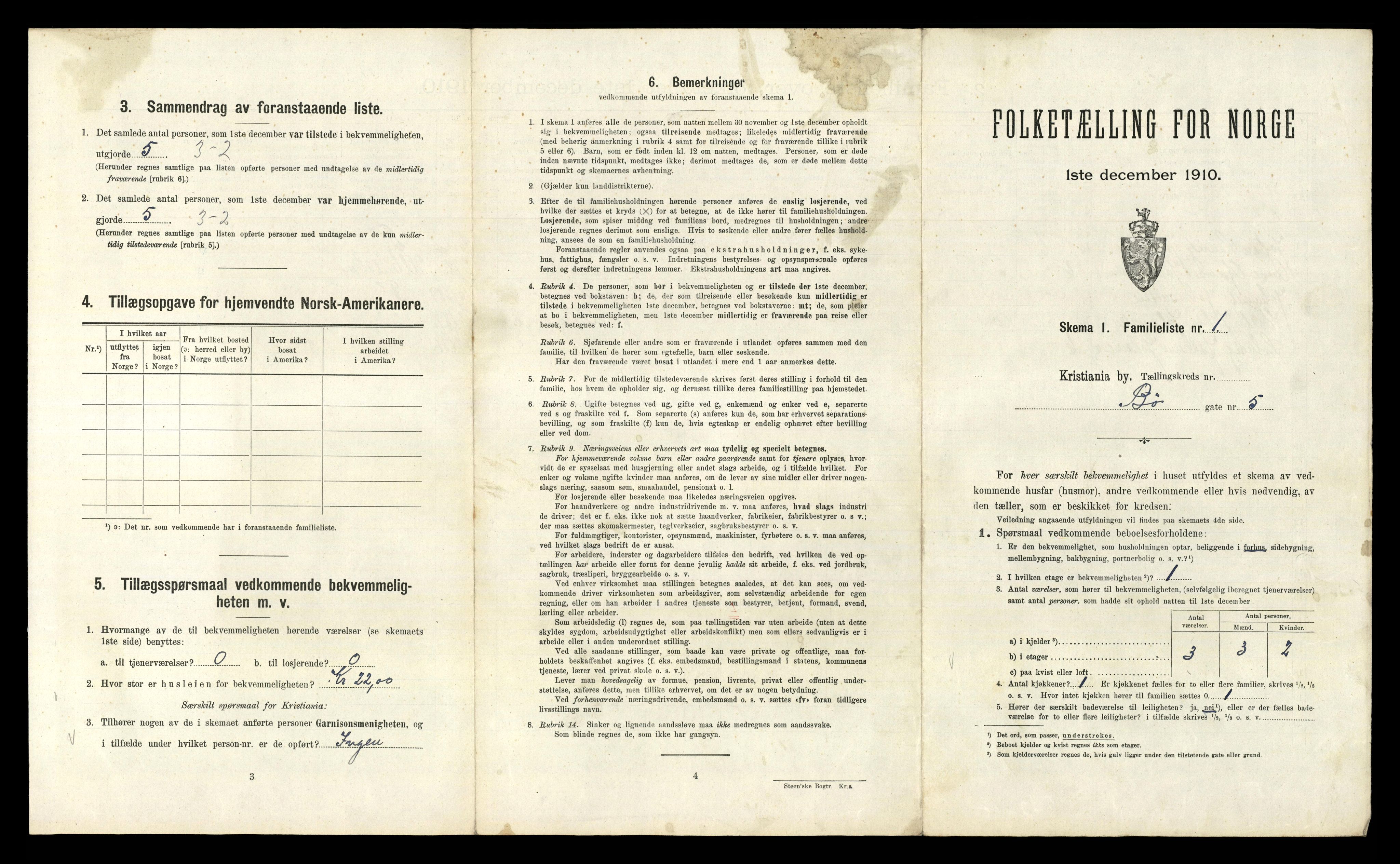 RA, 1910 census for Kristiania, 1910, p. 11779